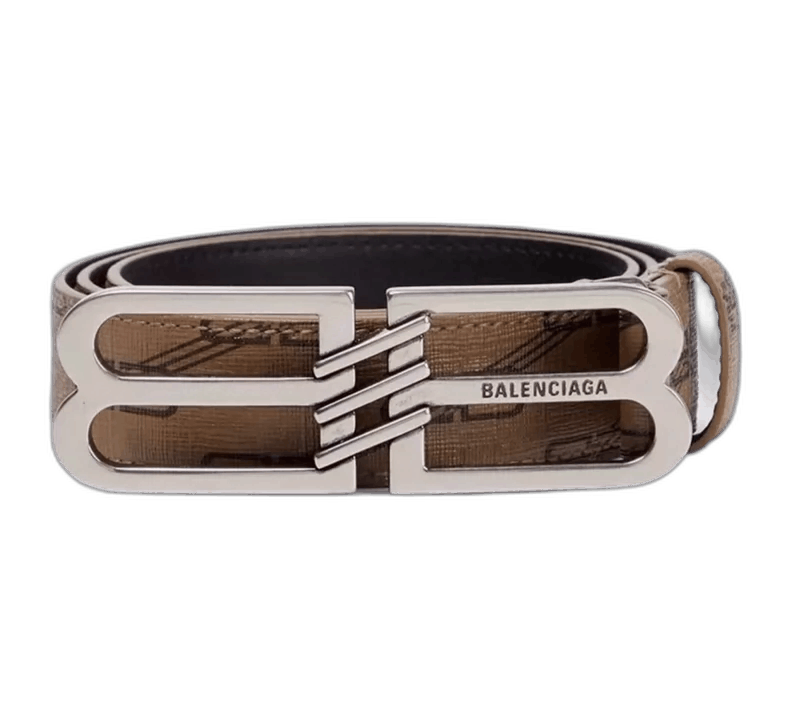 Balenciaga Balenciaga Brown Logo Belt 3.5cm Width Size ONE SIZE - 1 Thumbnail