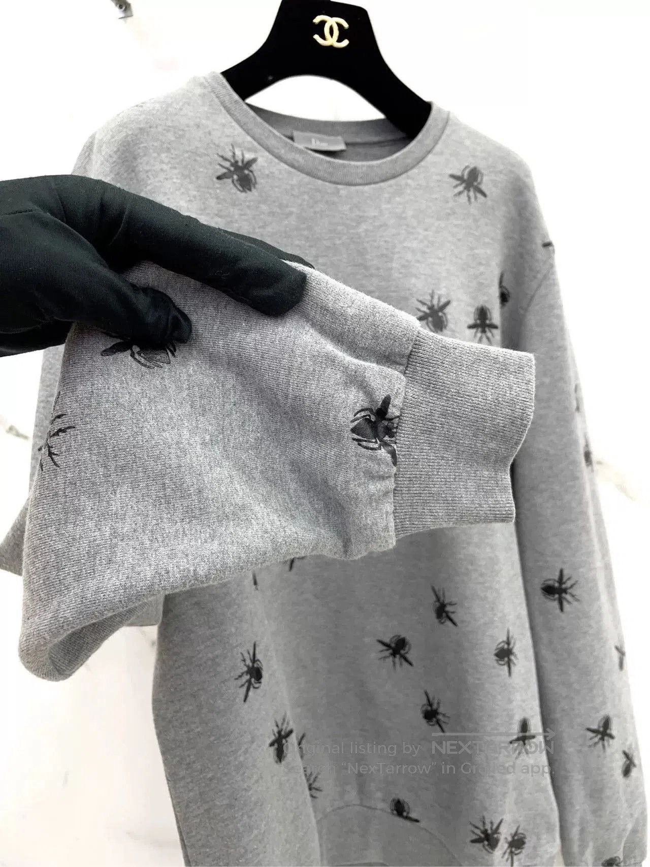 Dior Dior Gray Crew Neck Long Sleeve Sweatshirt. Size US L / EU 52-54 / 3 - 7 Thumbnail
