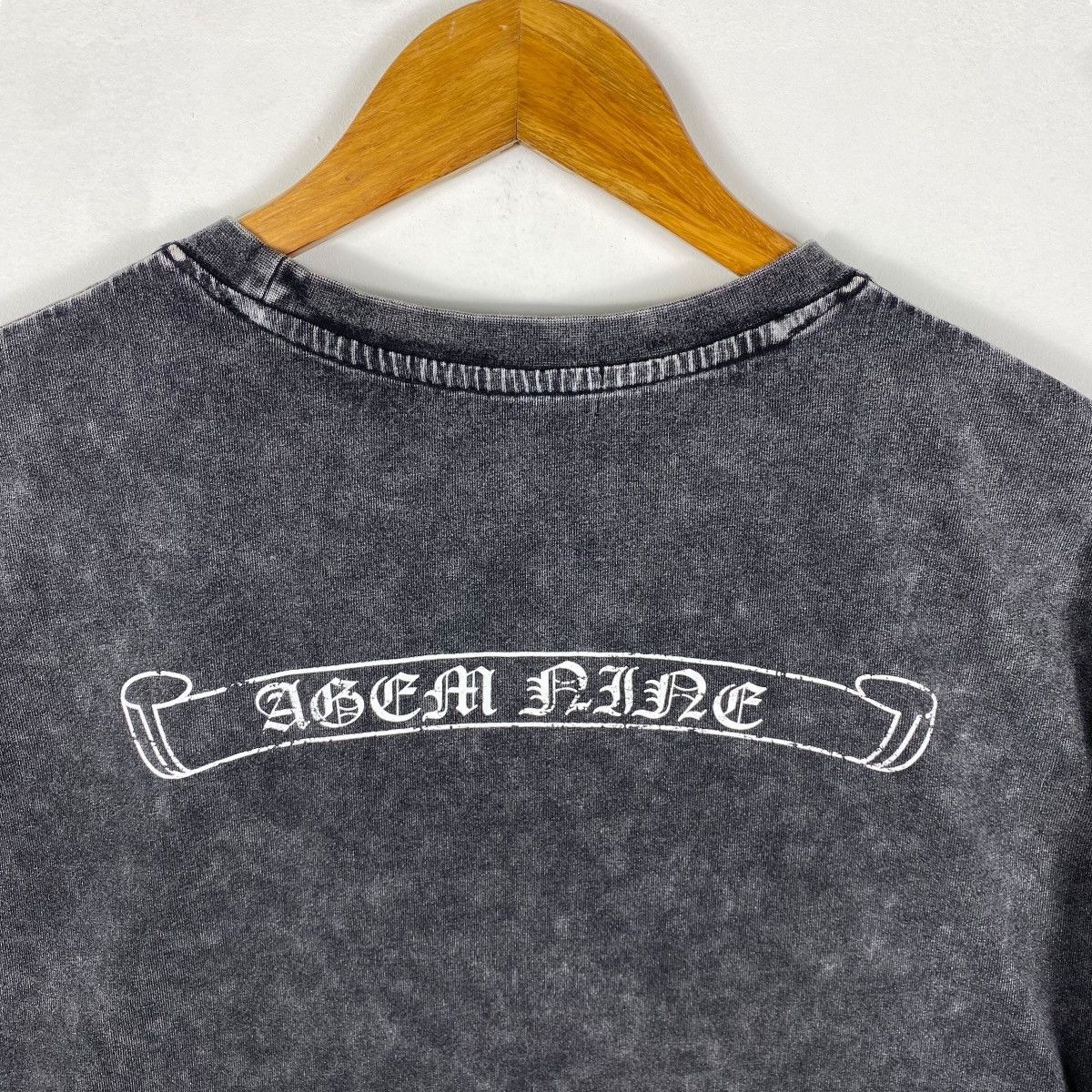 Japanese Brand Japanese Brand A'GEM NINE The Hedonist Stonewash Tee Shirt Size US L / EU 52-54 / 3 - 5 Thumbnail