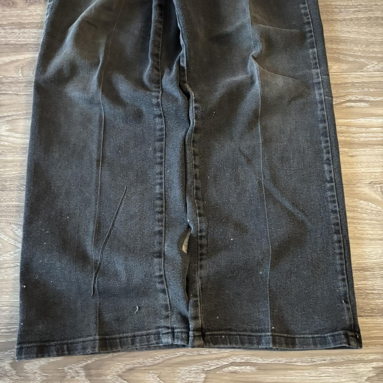 Vintage Crazy Vintage Y2K/2000s Grunge Black Skater Denim Jeans! 36x30 Size US 36 / EU 52 - 6 Thumbnail