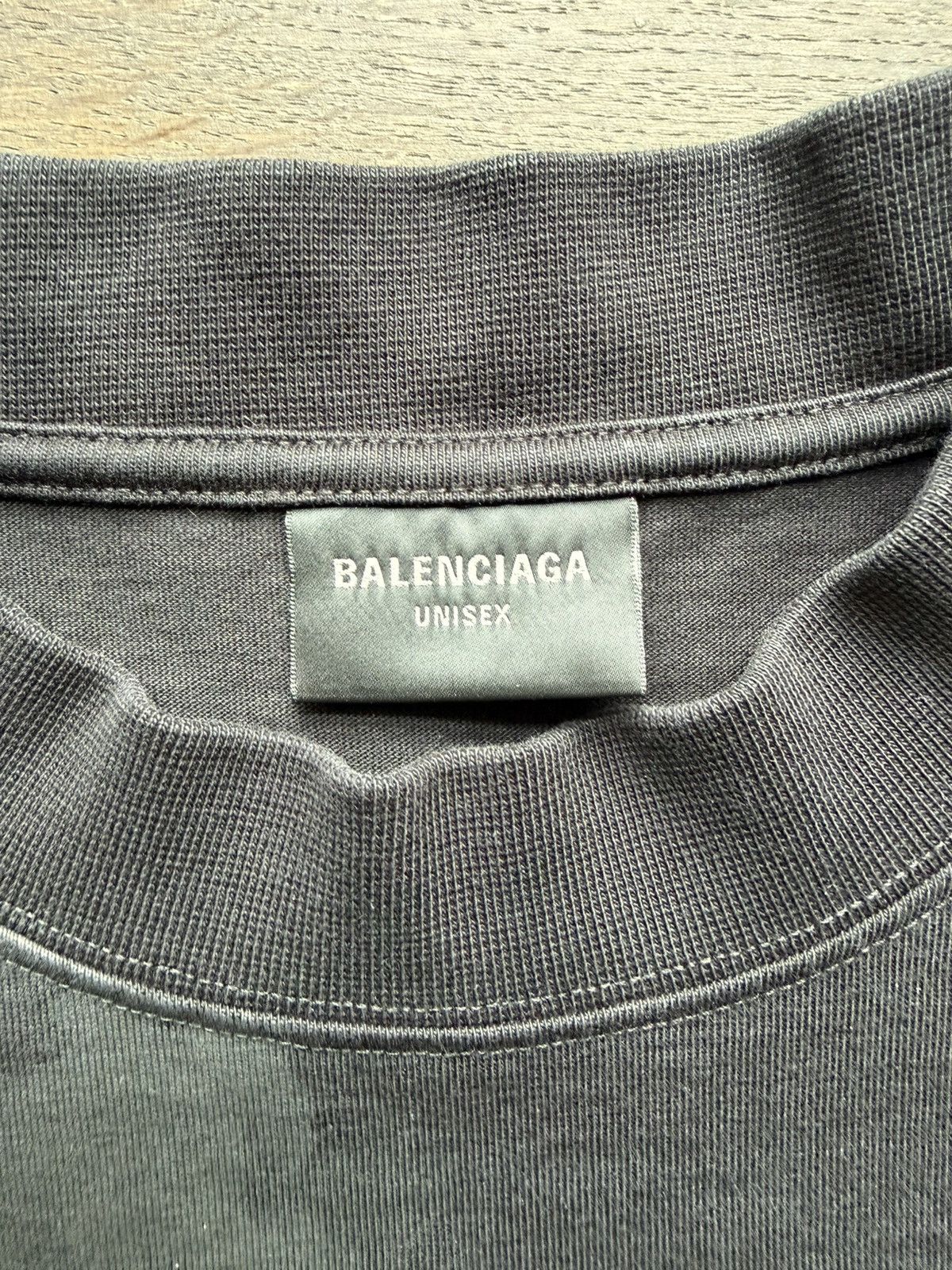 Balenciaga Distressed Gothic logo oversized size large L Size US L / EU 52-54 / 3 - 10 Thumbnail