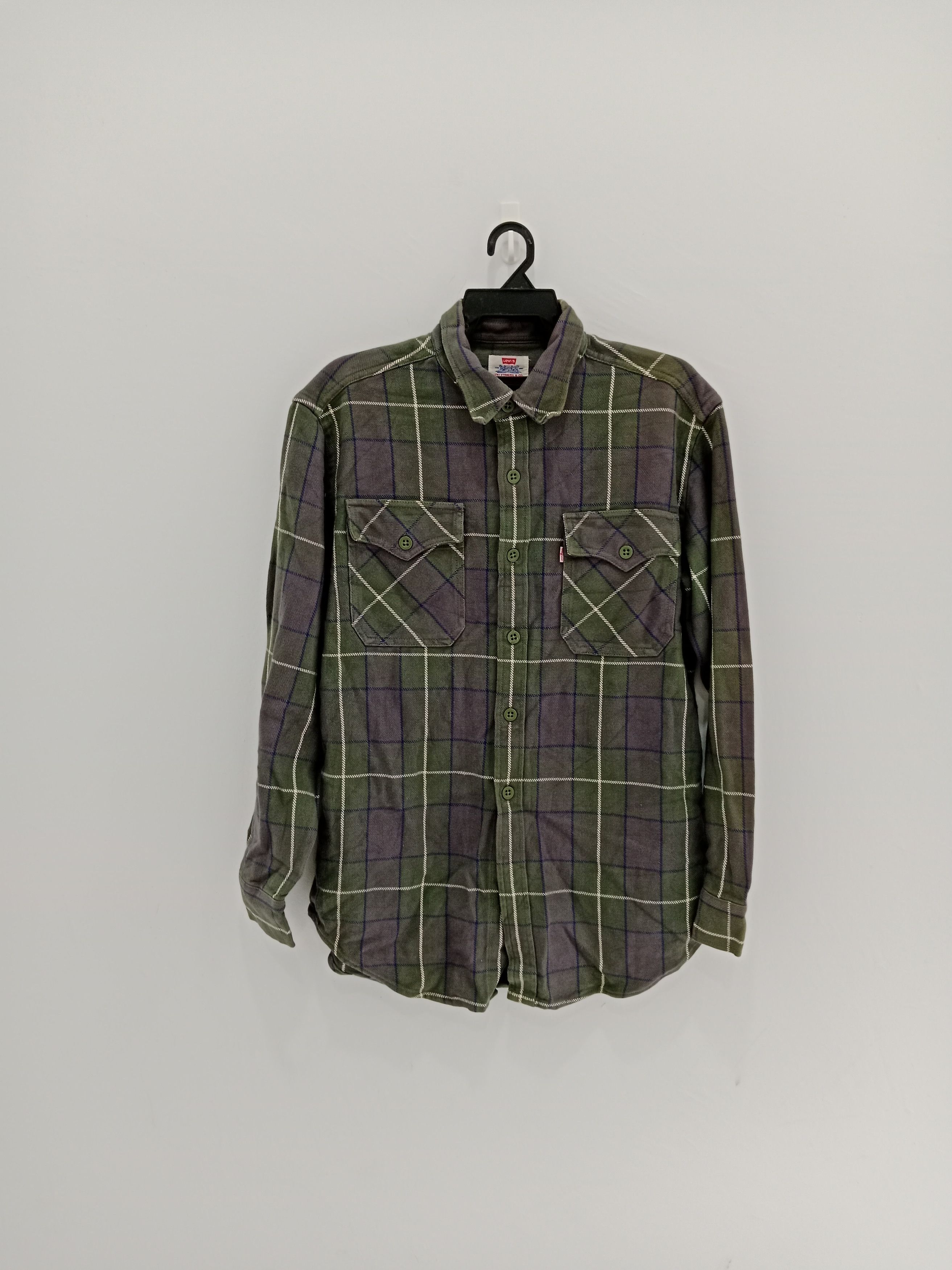 Levi's × Levi's Vintage Clothing Vintage Flannel Levis Checkered Double Pocket Size US M / EU 48-50 / 2 - 1 Thumbnail