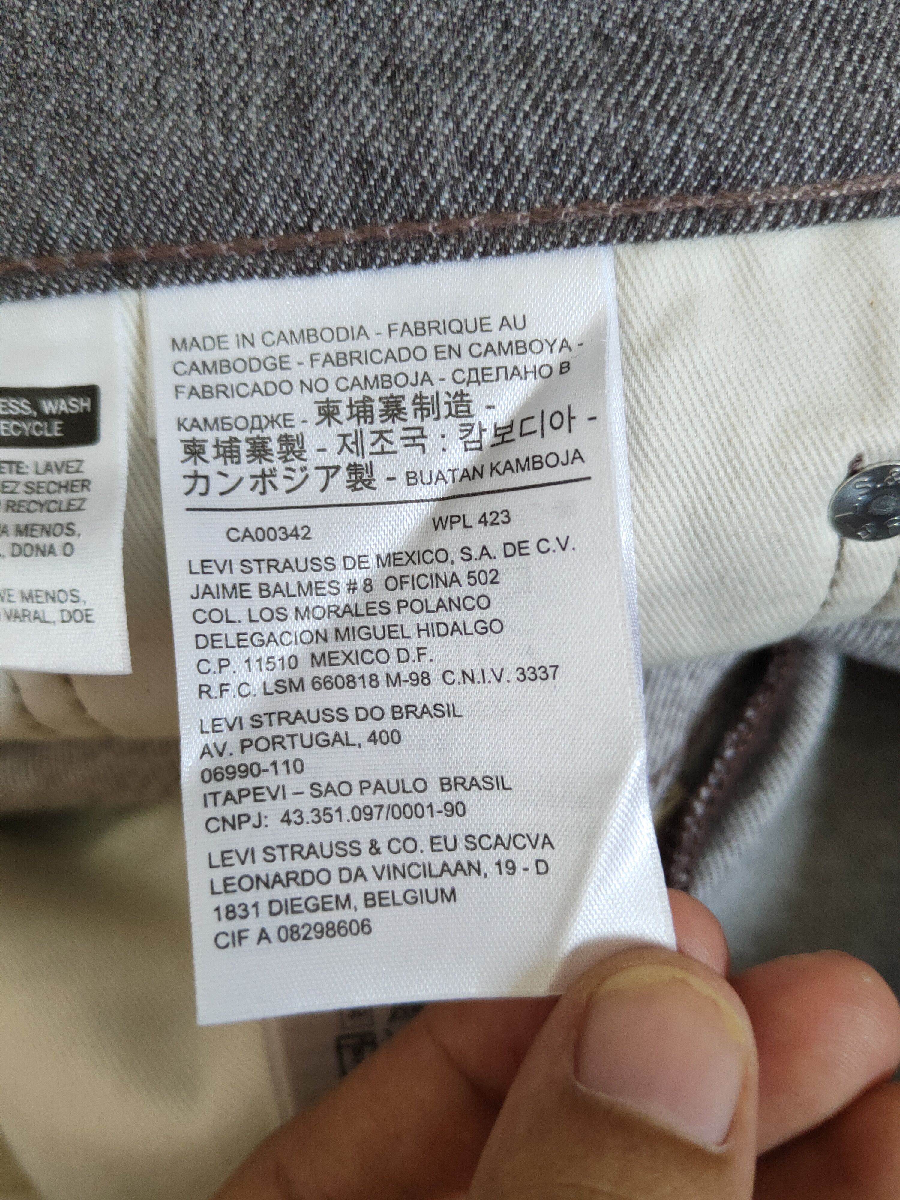 Levi's Levi's Brown Multipocket Skinny Casual Pants #S1829 Size 32" / US 10 / IT 46 - 20 Thumbnail