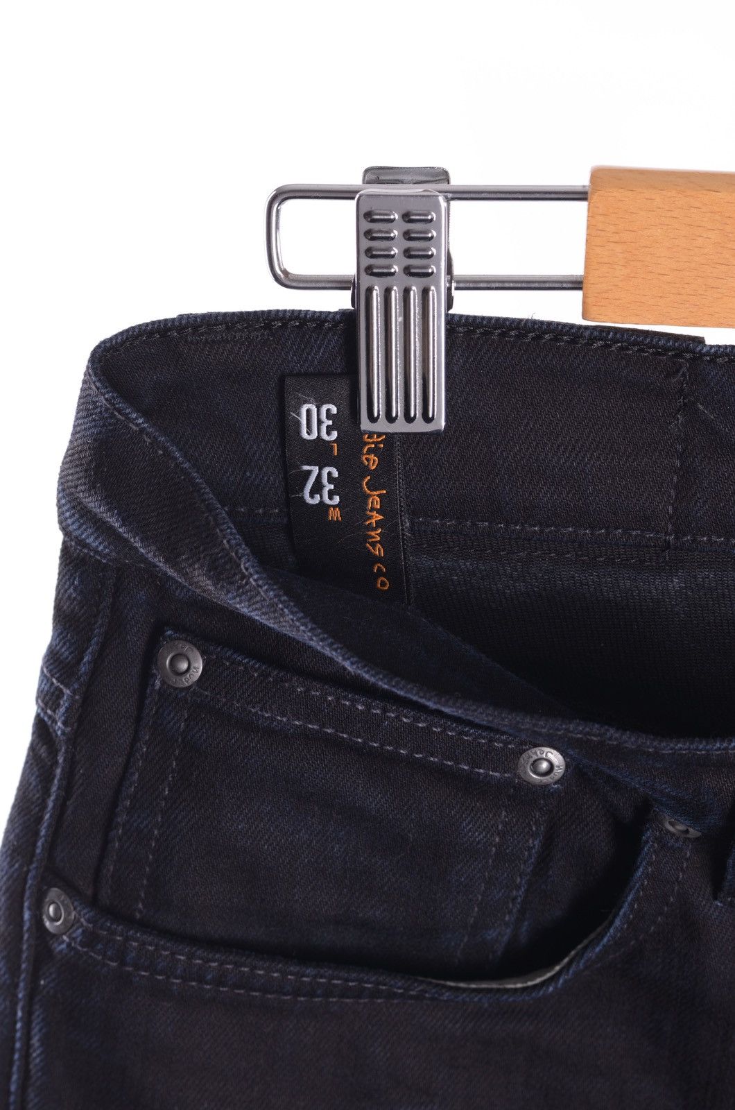 Nudie Jeans Nudie Jeans Grim Tim Black Ring Black Men Jeans Size US 32 / EU 48 - 4 Thumbnail