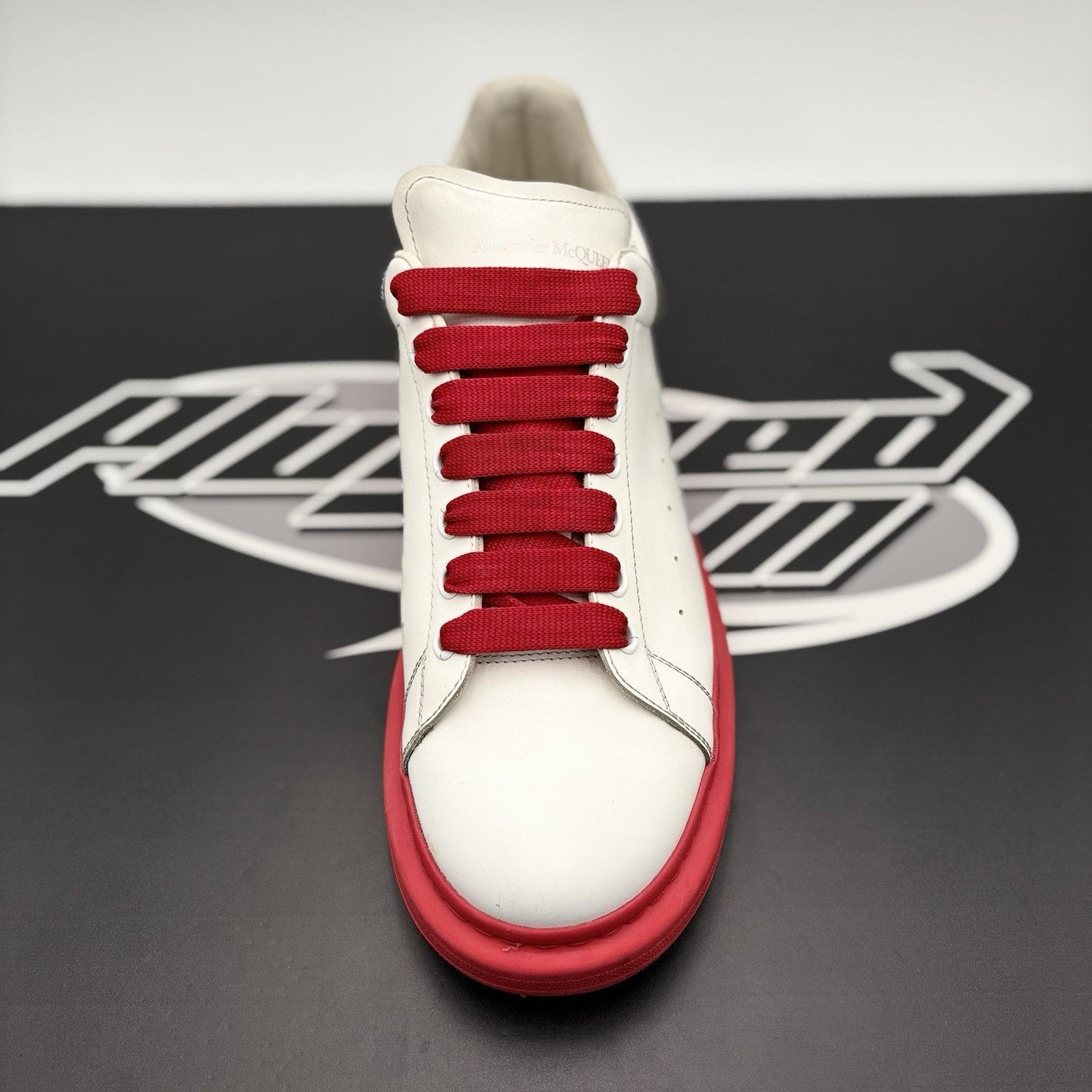 Alexander McQueen Alexander McQueen Oversized ' White Red Sole ' | GREAT COND! Size US 12 / EU 45 - 14 Thumbnail