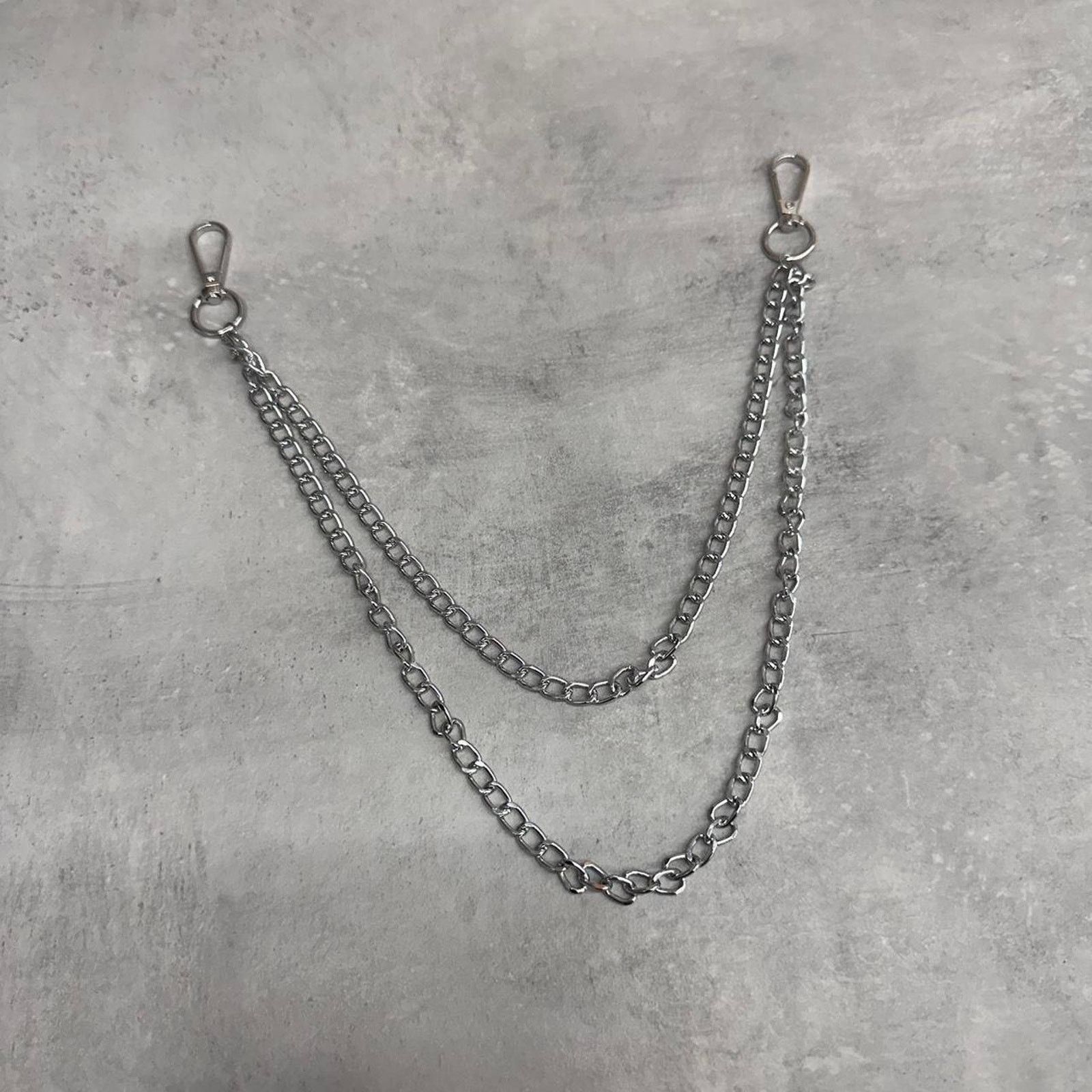 Other Y2k style silver metal grunge MENS Size ONE SIZE - 2 Thumbnail