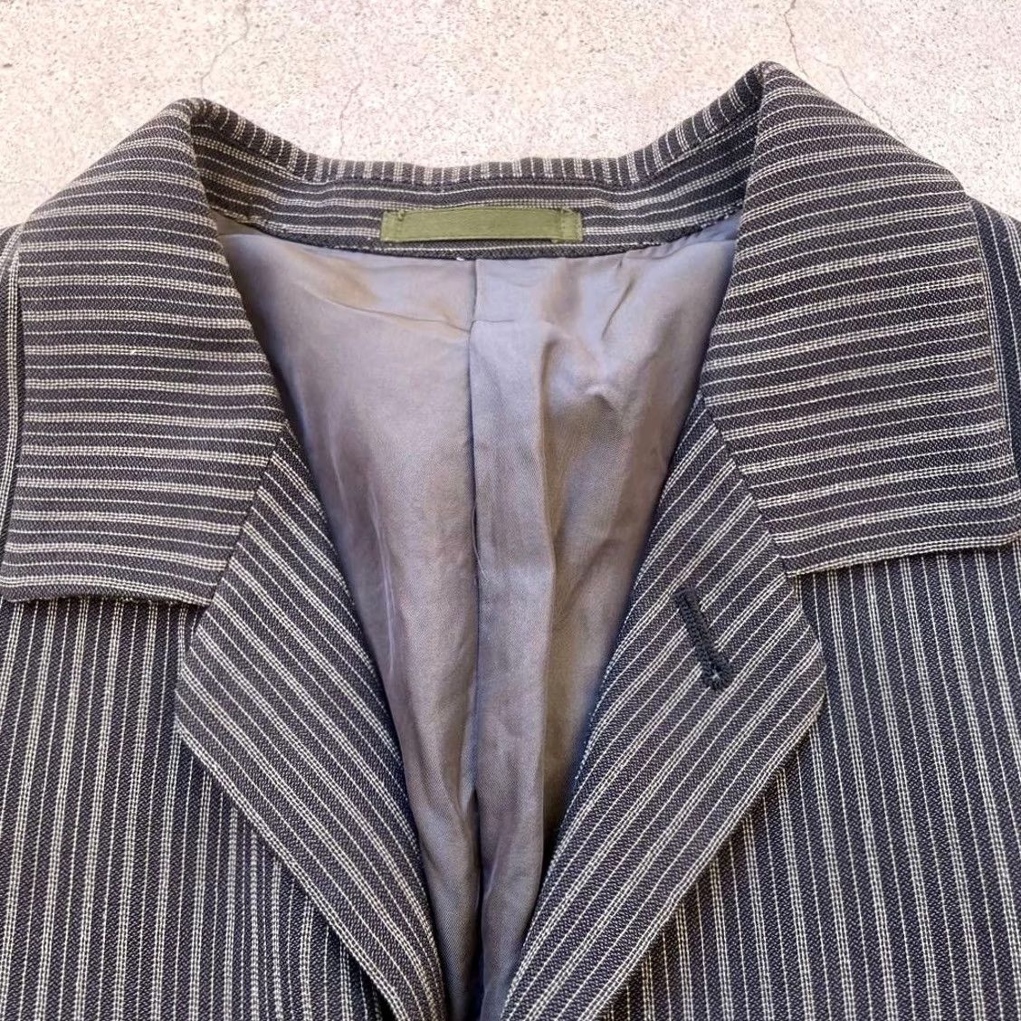 Issey Miyake ISSEY MIYAKE Jacket MEN Tailored Olive Gray Rayon M USED 4B Size M Shirt Mens Size US M / EU 48-50 / 2 - 3 Thumbnail