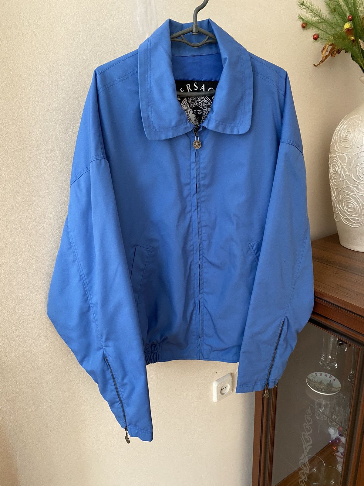 Vintage Versace Jeans Couture Medusa Bomber Jacket Big Logo