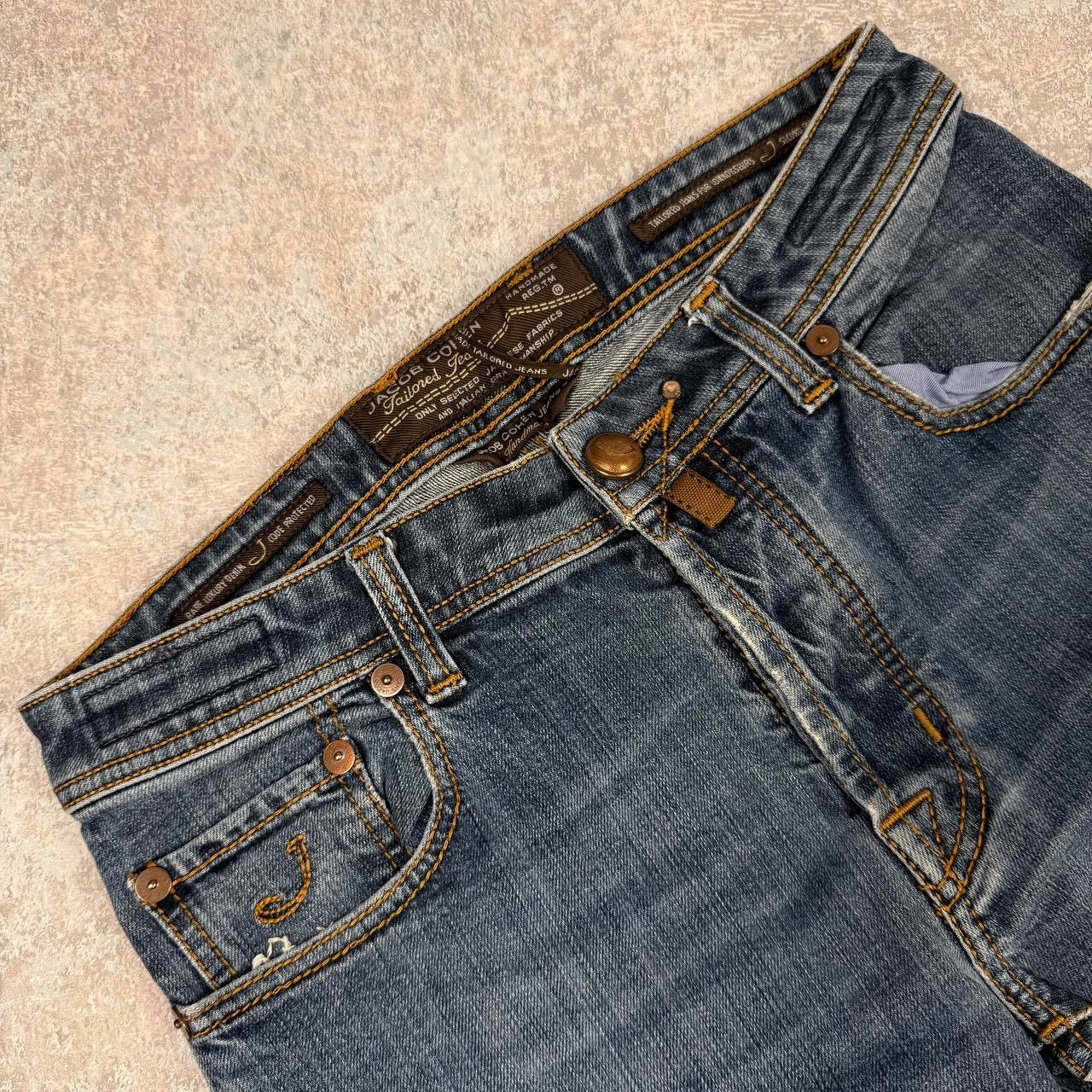 Jacob Cohen JACOB COHEN BLUE COMFORT TAILORED DENIM JEANS Size US 31 - 3 Thumbnail