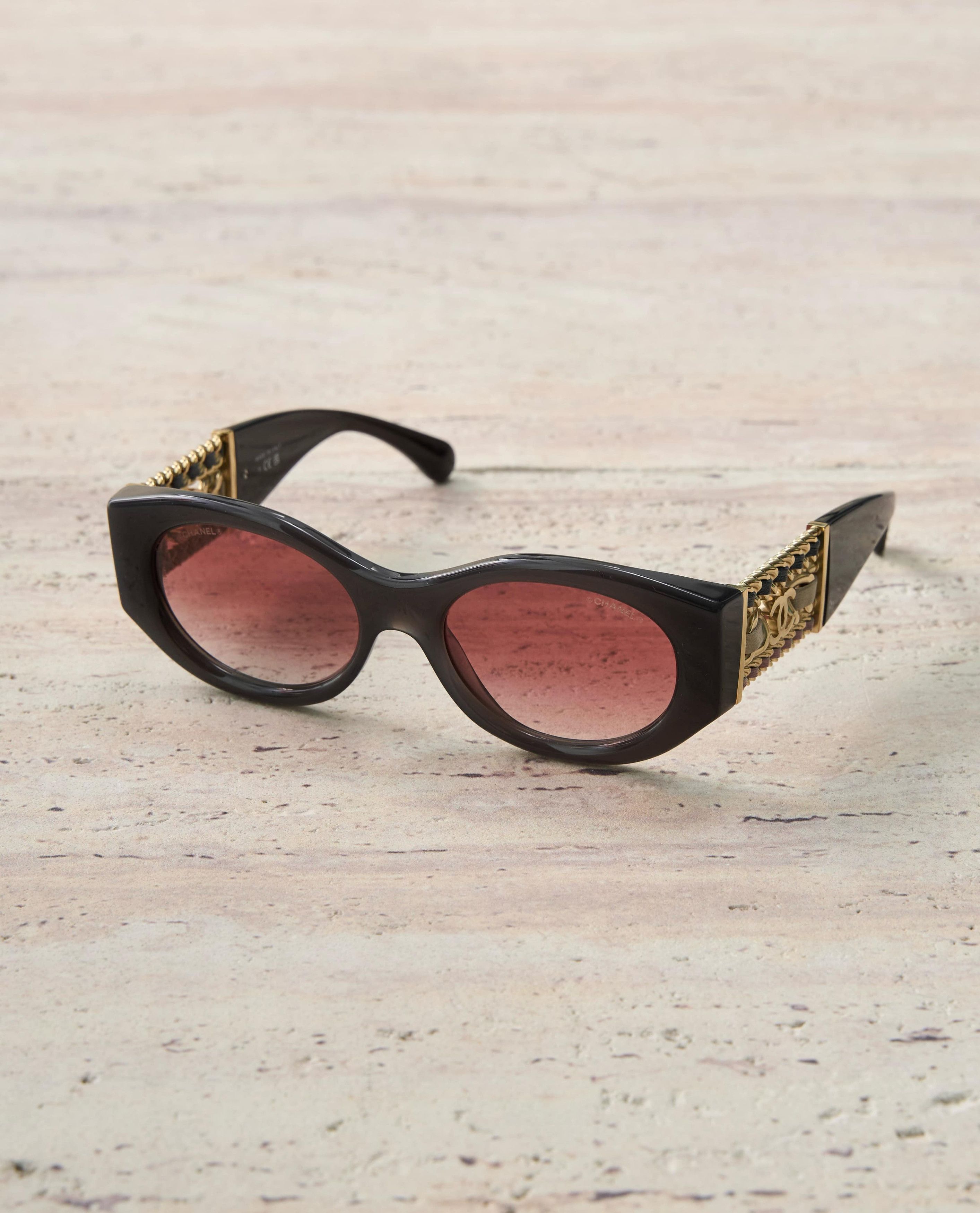 Chanel Chanel Oval Sunglasses 0CH5536Q 17168H Size ONE SIZE - 1 Thumbnail