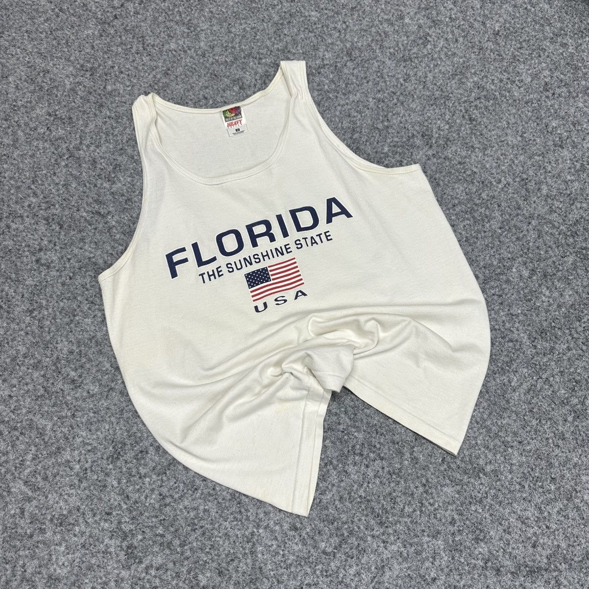 Fruit Of The Loom VTG Man Adult Florida Fruit Of The Loom Tank Top Size M Size US M / EU 48-50 / 2 - 1 Thumbnail