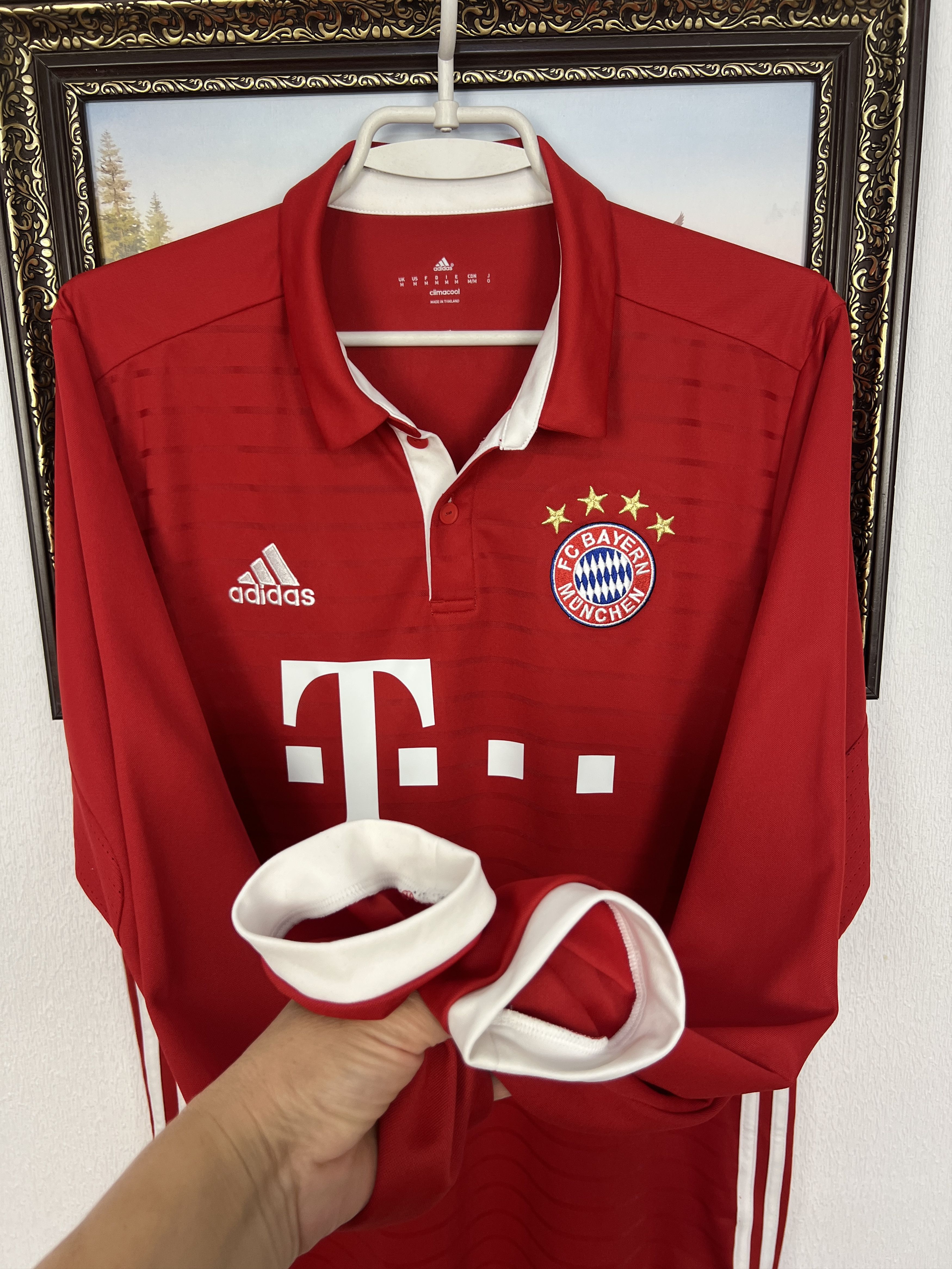 Adidas Bayern Munich Home football shirt 2016 Soccer Adidas Size US M / EU 48-50 / 2 - 6 Thumbnail