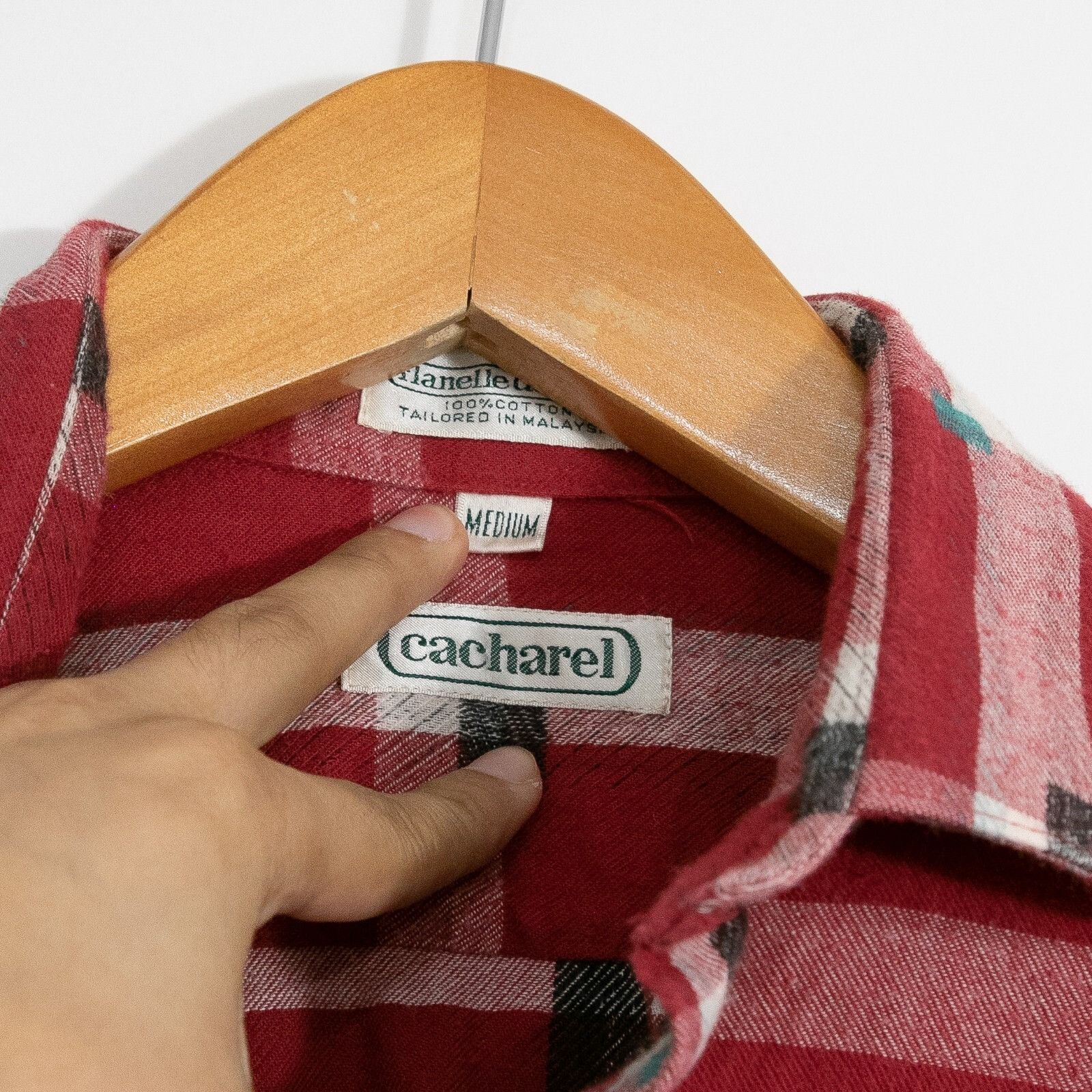 Vintage Vintage Cacharel Plaid Button Up Shirt Mens Medium - Square Size US M / EU 48-50 / 2 - 4 Thumbnail