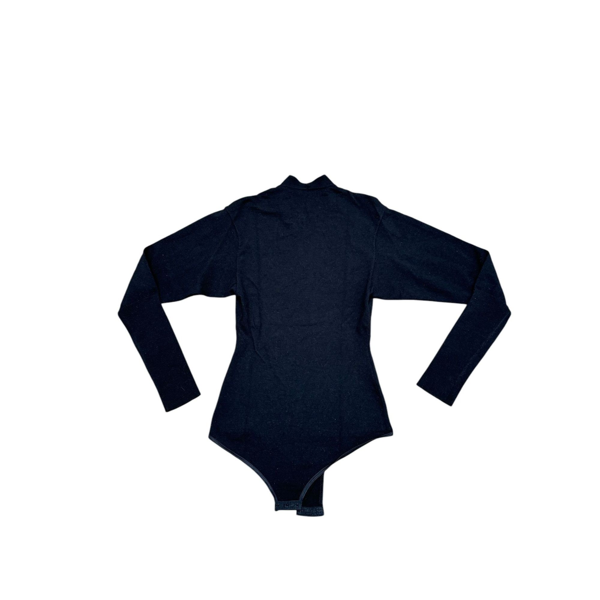 Alaia Black Wool Bodysuit Size XS / US 0-2 / IT 36-38 - 4 Thumbnail