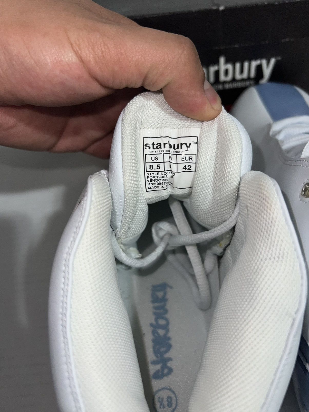 Other New Vintage Stephon Marbury Starbury Basketball Shoes White Size US 8.5 / EU 41-42 - 4 Thumbnail