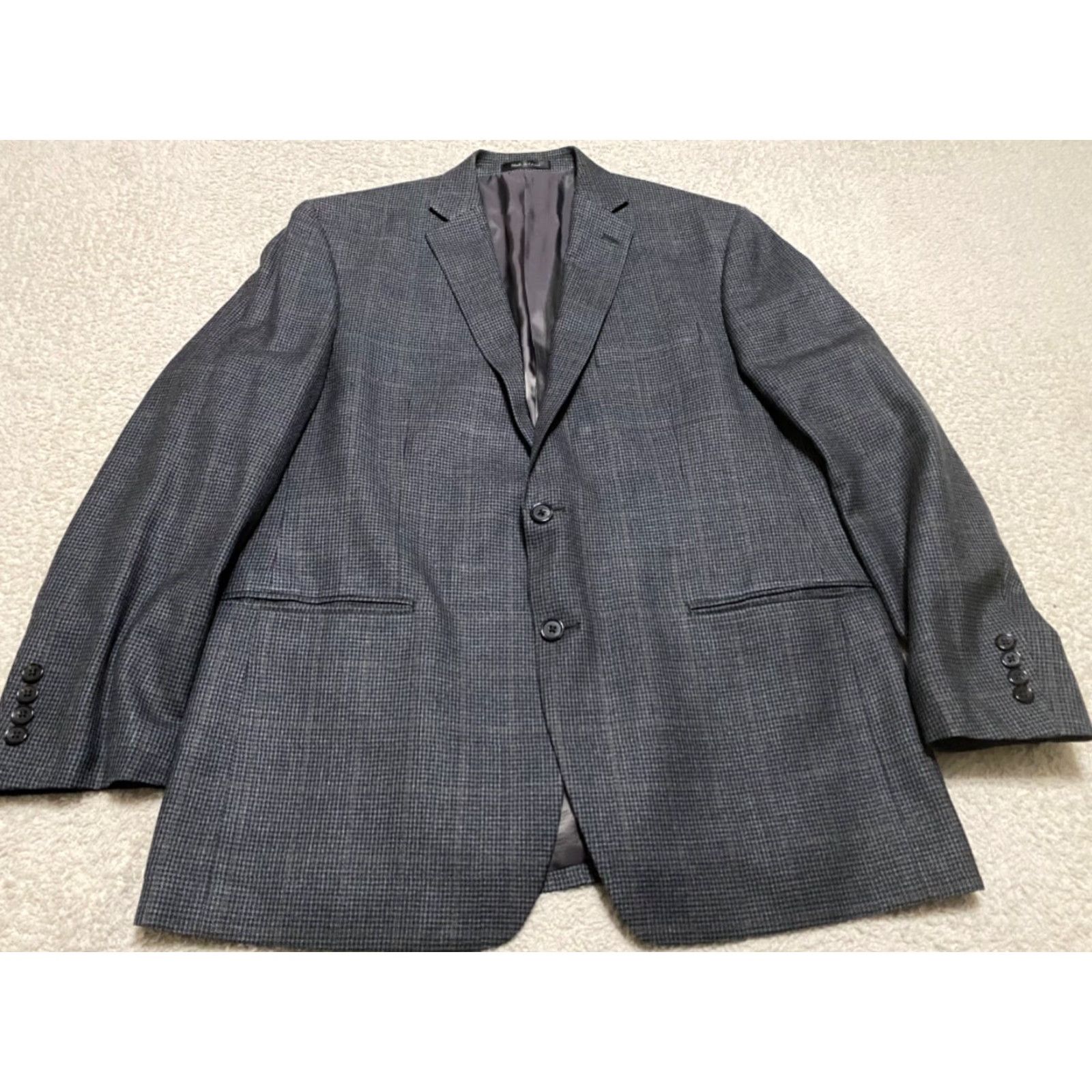 Ralph Lauren Lauren Ralph Lauren Blazer Mens sz 44 Multicolor Plaid Silk Wool Blend 2-Button Size 44R - 2 Thumbnail