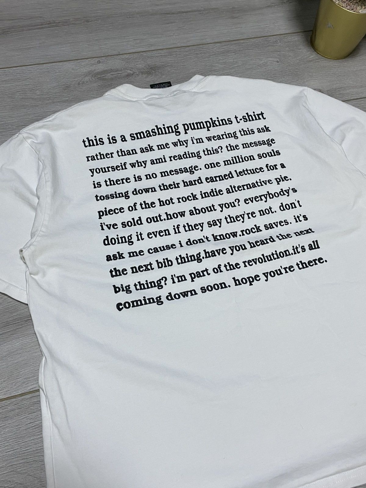 Giant Smashing Pumpkins Giant Heart tee shirt text rather Size US XL / EU 56 / 4 - 11 Thumbnail