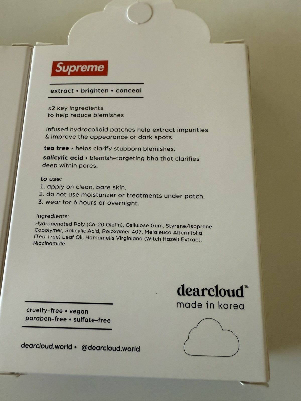 Supreme Supreme dearcloud blemish patches 36 ct x3 Size ONE SIZE - 3 Thumbnail