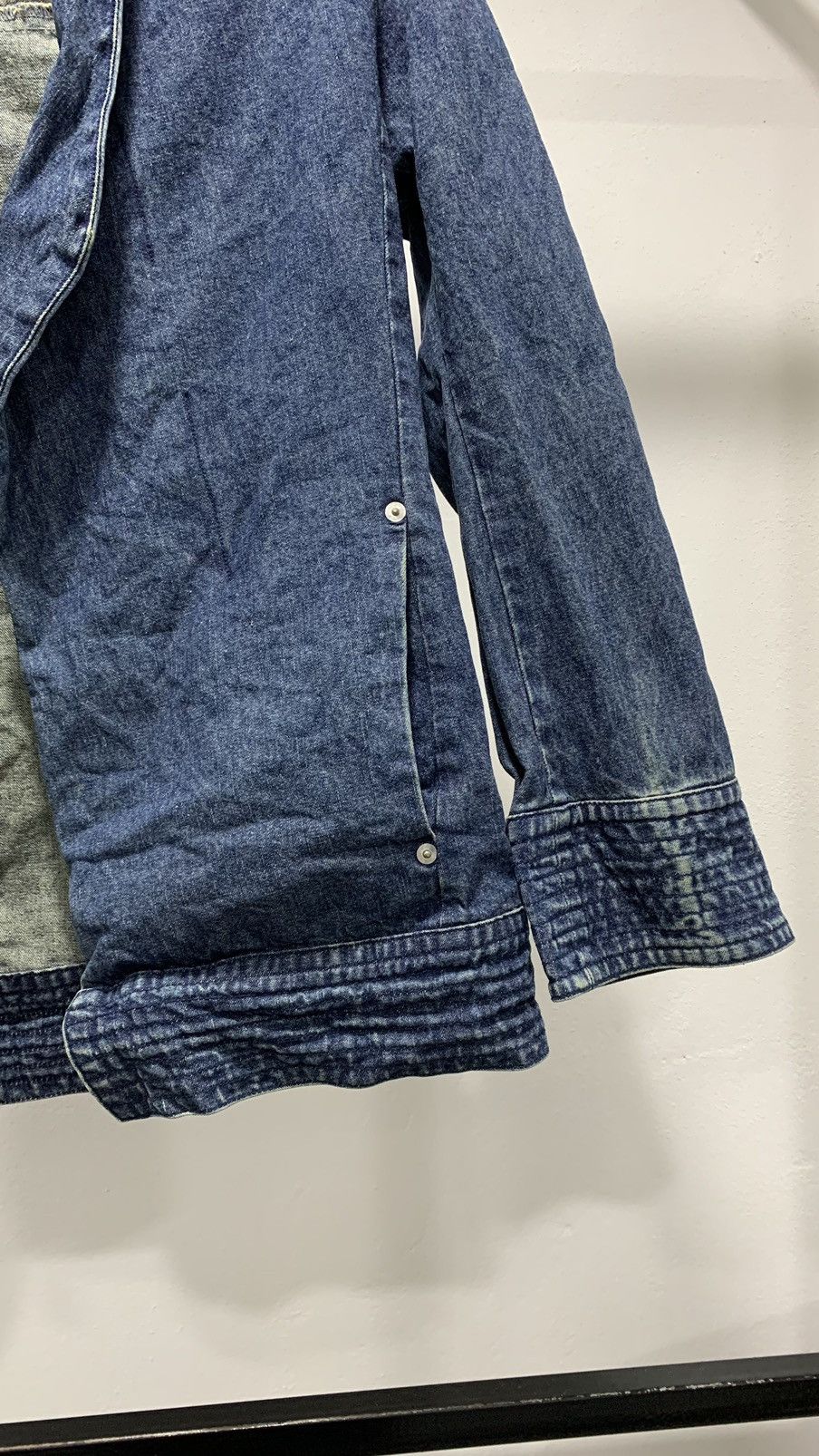 If Six Was Nine Bat-su Denim Punk Jacket Size M / US 6-8 / IT 42-44 - 2 Thumbnail