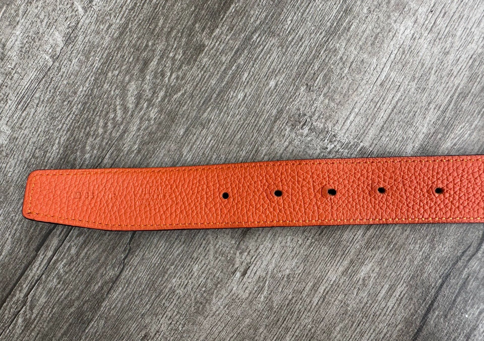Hermes Hermes H Buckle Gold Belt 85cm Good Size ONE SIZE - 5 Thumbnail