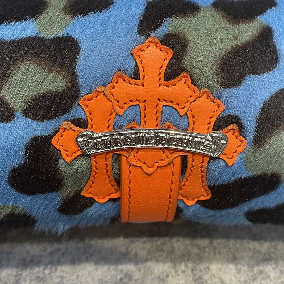 Chrome Hearts CHROME HEARTS Bag Jewelry Roll Lihr Blue Cheetah Size ONE SIZE - 2 Thumbnail