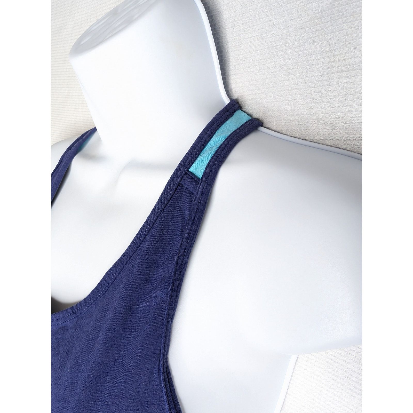 Lucky Brand LUCY Navy Blue Tank Top with Mesh Racerback Size Small Size S / US 4 / IT 40 - 3 Thumbnail