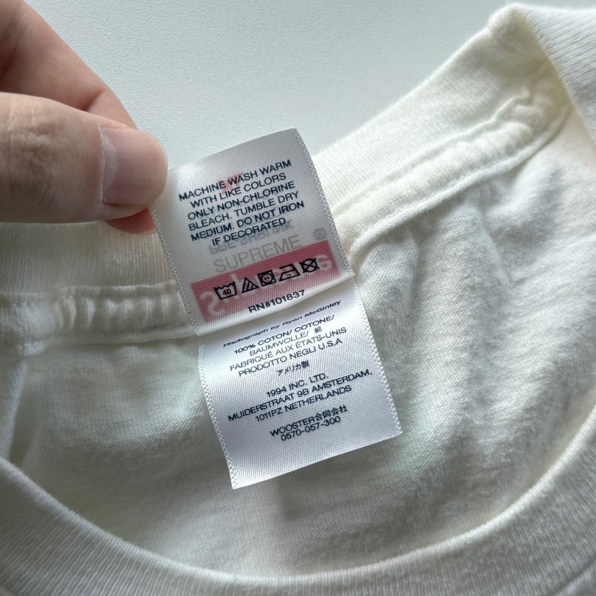 IRAK × Supreme FW22 Supreme x IRAK Cast Tee 'White' Size XL Size US XL / EU 56 / 4 - 8 Thumbnail