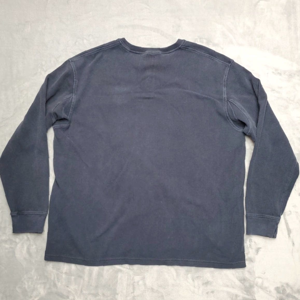 Duluth Trading Company Duluth Trading Co Shirt Mens XL Blue Ribbed Henley 100% Cotton Flap Pocket Gorp Mens XL Blue Henley Shirt Knit Cotton USA Classic Outdoor Size US XL / EU 56 / 4 - 4 Thumbnail
