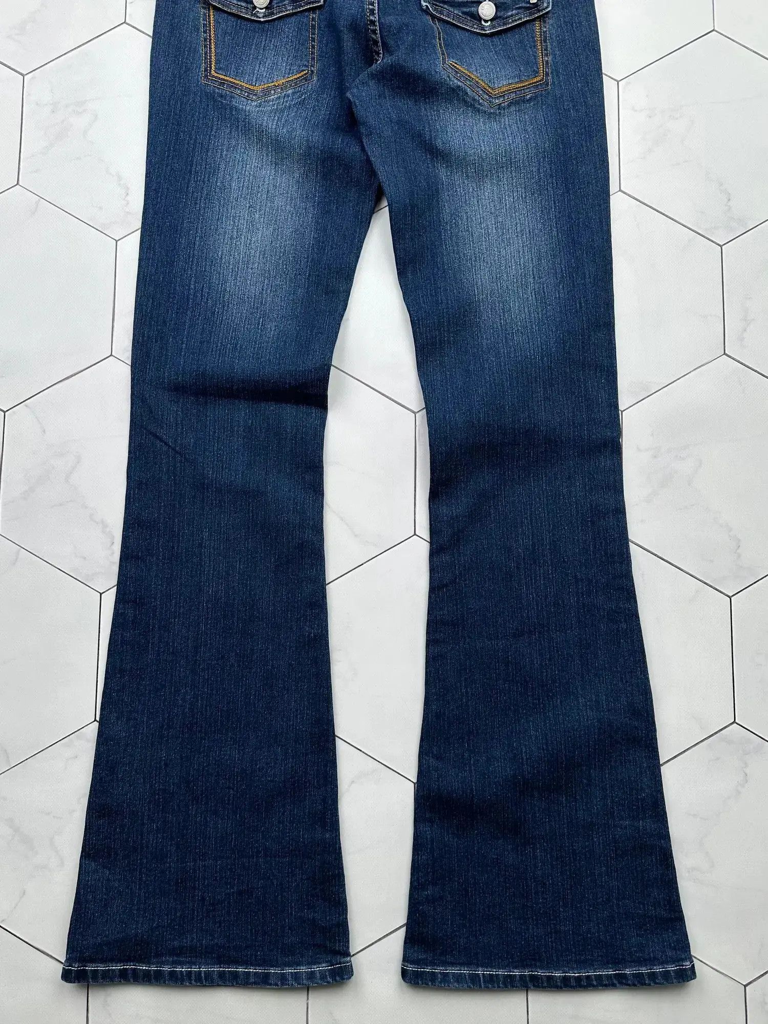 Vintage Vintage Flare Jeans E2(B8) Size 27" / US 4 / IT 40 - 6 Thumbnail