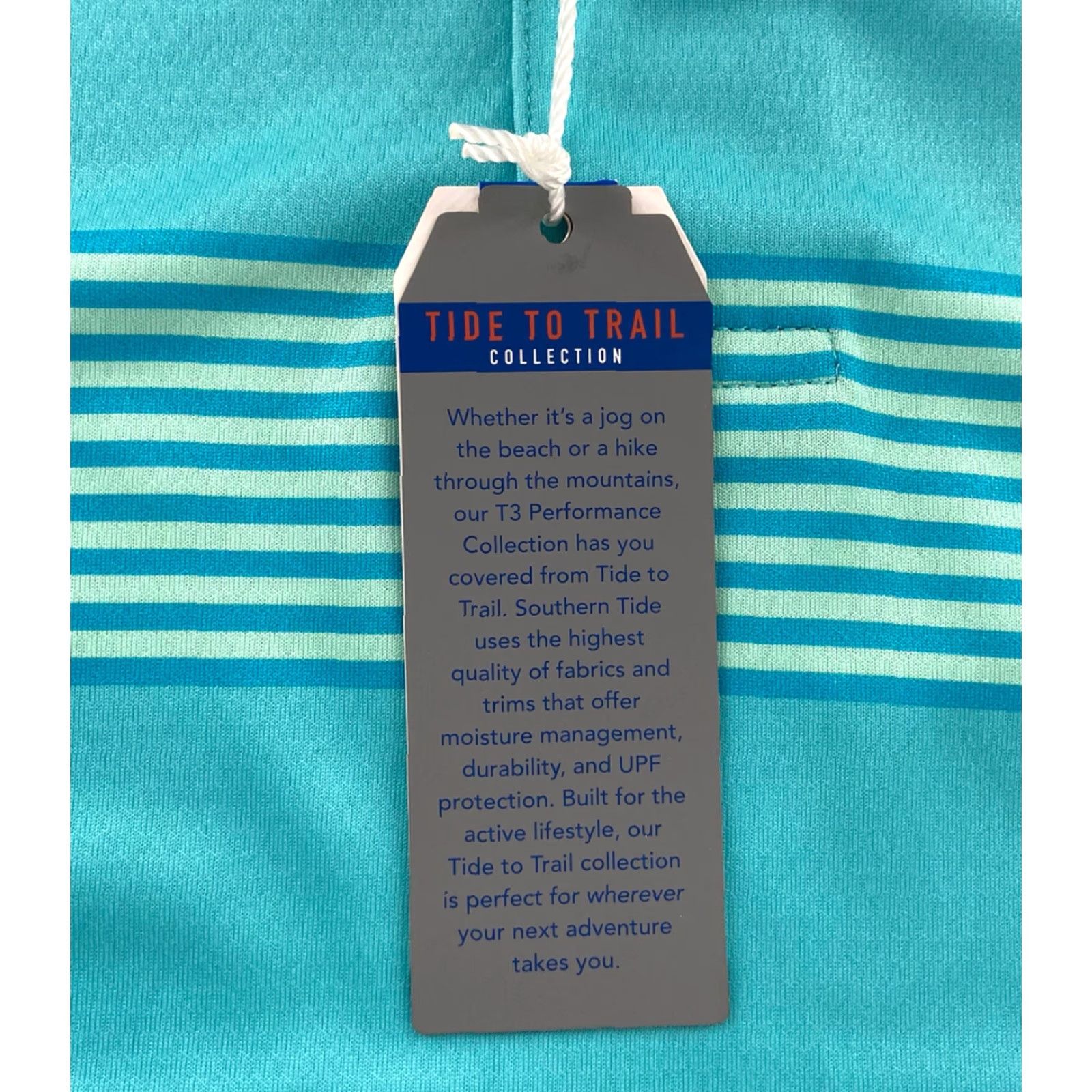 Southern Tide Southern Tide Shirt Adult 2XL Blue Polo Tide To Trail Golf Greenville Mens NEW Size US XXL / EU 58 / 5 - 6 Thumbnail