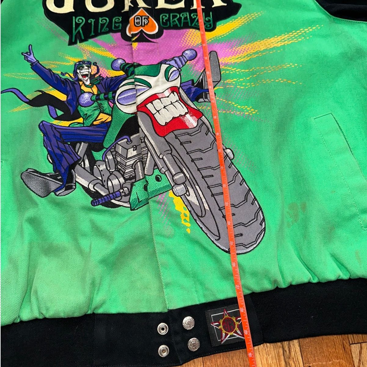 DC Comics × JH Design RARE Vintage JH Design The Joker Racing Jacket Batman XL Size US XL / EU 56 / 4 - 23 Thumbnail