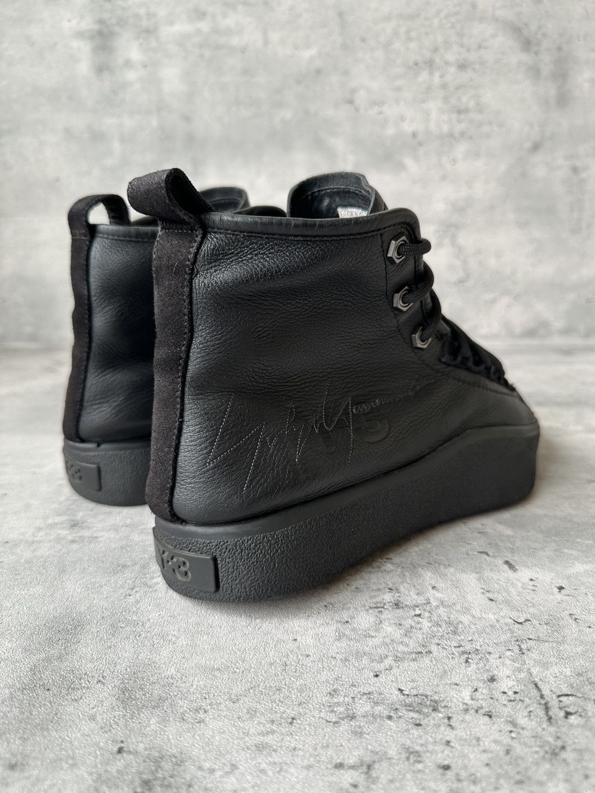 Y-3 BASHYO II TRIPLE BLACK Size US 9.5 / EU 42-43 - 15 Thumbnail