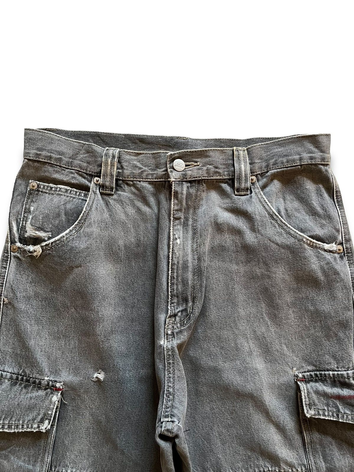 Japanese Brand Vintage Piko Hawaiian Distressed Cargo Baggy Jeans Size US 32 / EU 48 - 4 Thumbnail