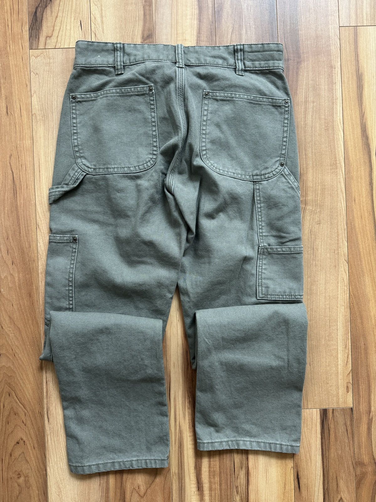 Zara Olive green Zara carpenter pants Size US 29 - 2 Thumbnail