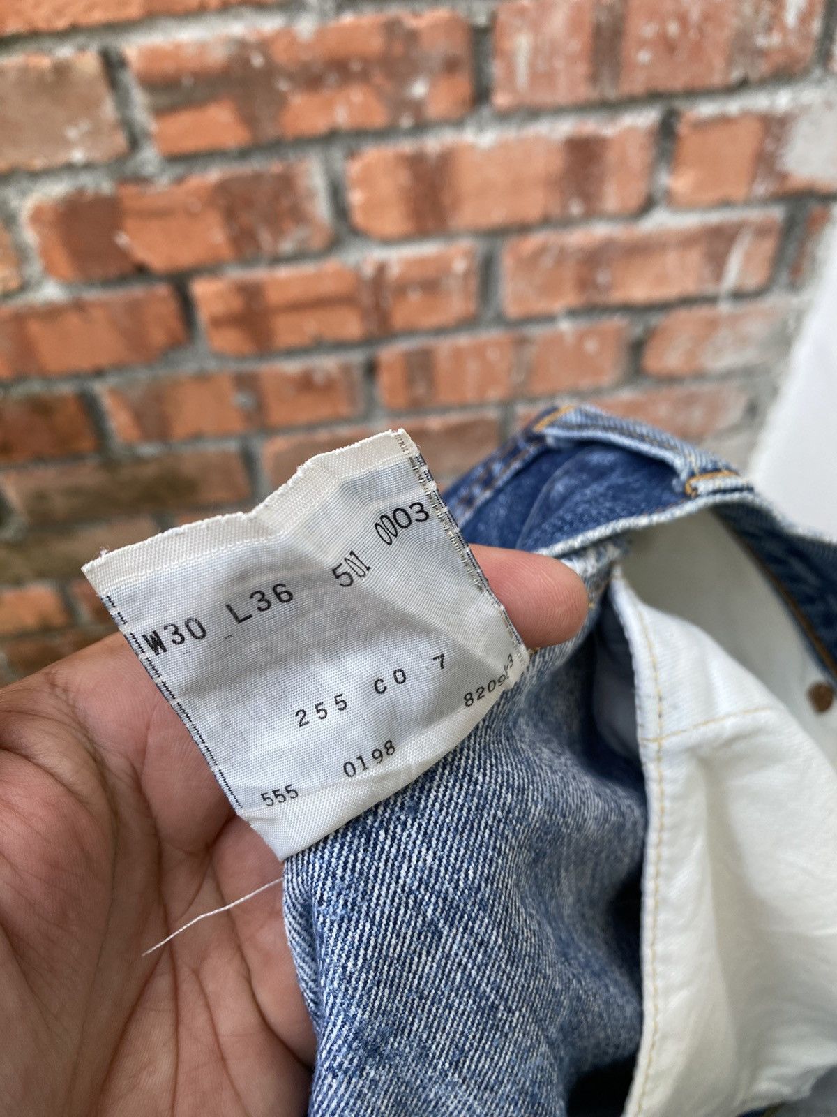 Levi's Vintage Clothing W29x32 Vintage levi's 501xx redline distressed big E Size US 29 - 10 Thumbnail