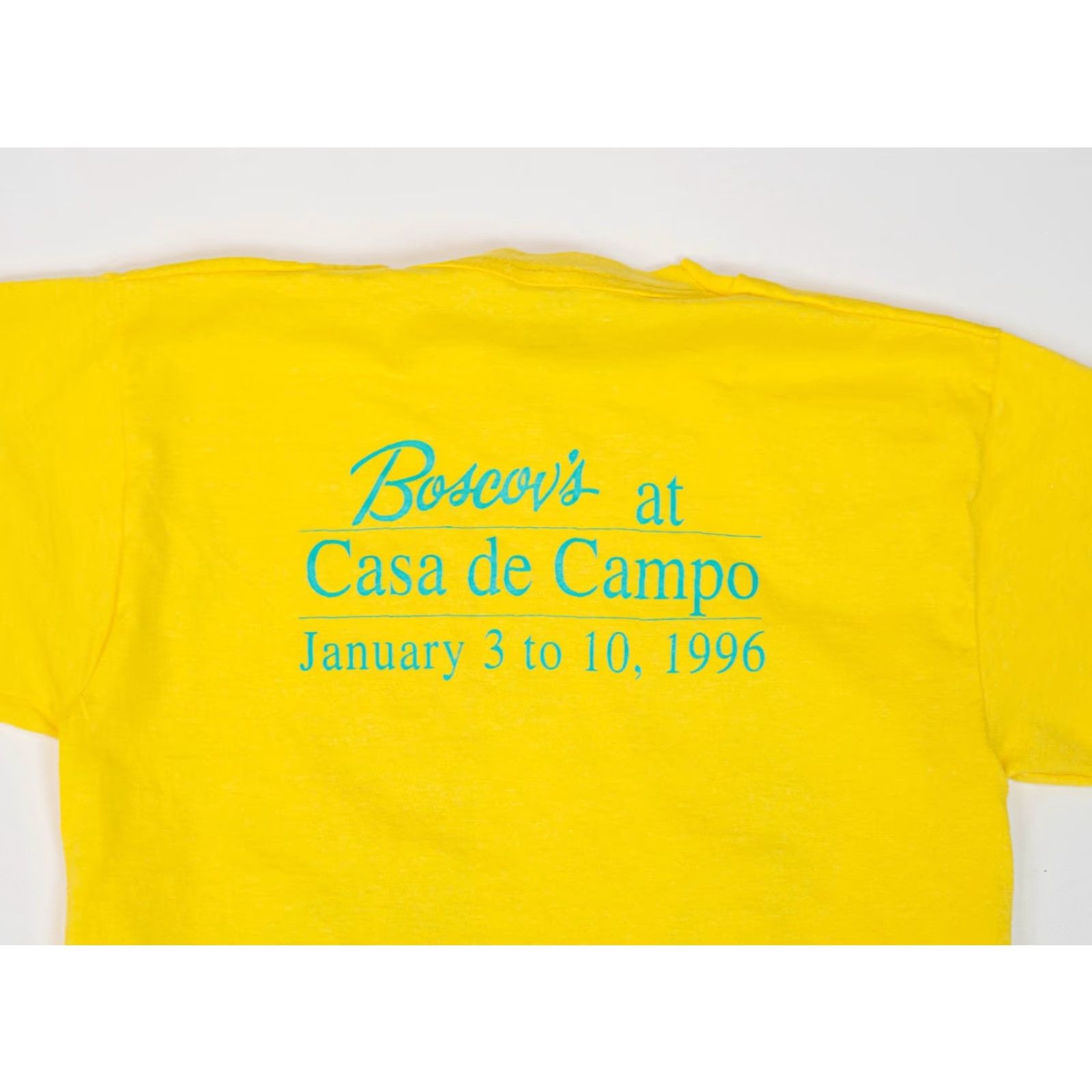 Vintage VINTAGE Screen Star T-Shirt Mens Short Sleeve Crew Neck 1990s 80s Art Yellow M Size US M / EU 48-50 / 2 - 4 Thumbnail
