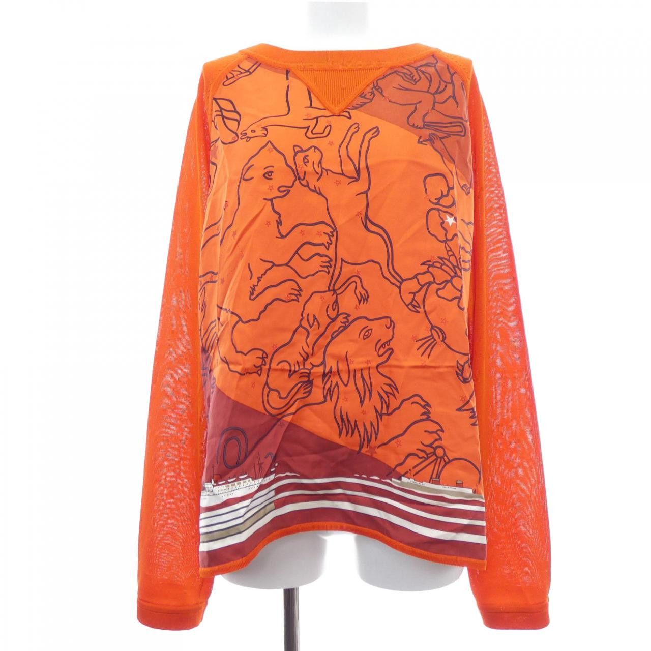 Hermes Hermes Hermes CARRE CONSTELLATIONS SUR Silk Top Textile Tops DUTY FREE for USA Size ONE SIZE - 1 Thumbnail
