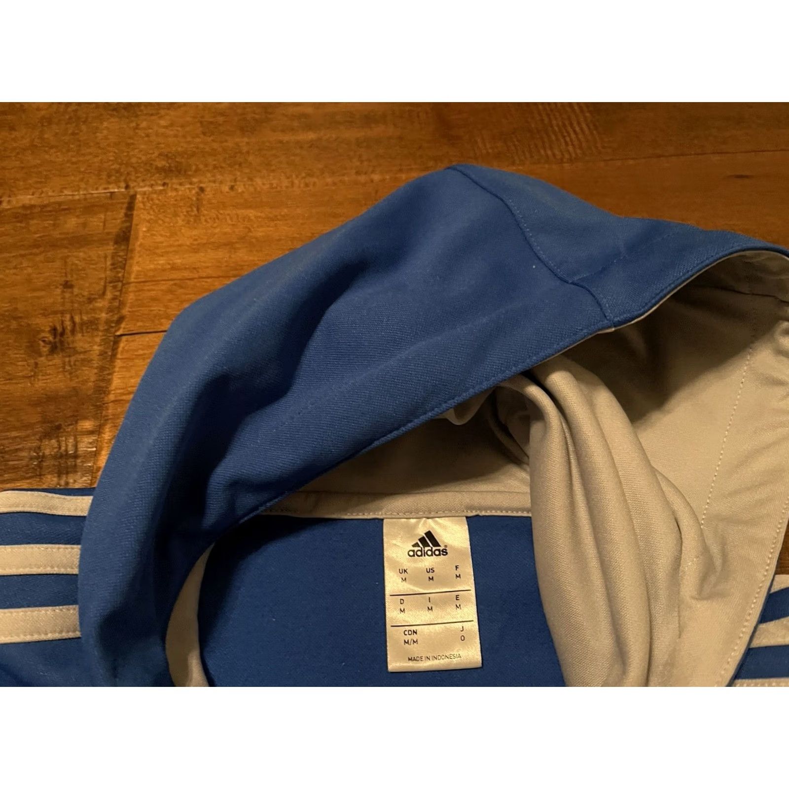 Adidas Adidas Tiro 15 Blue Soccer Pullover Hoodie Sweatshirt AB8391 - Men's Medium Hoodie Size US M / EU 48-50 / 2 - 3 Thumbnail