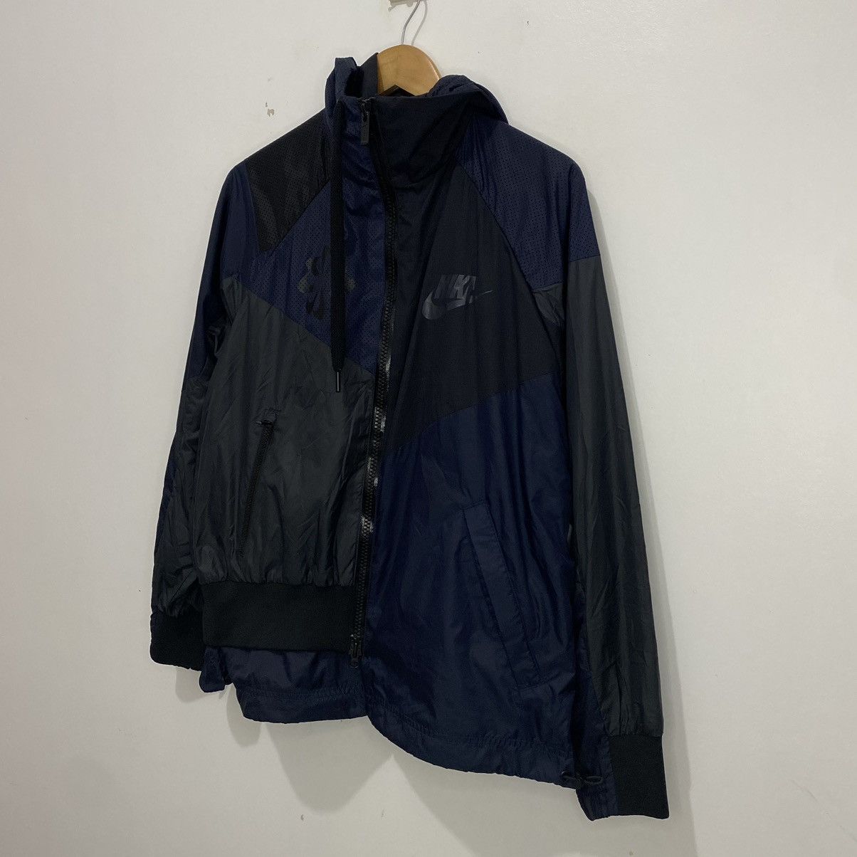 Nike × Sacai Nike Sacai Hooded Anorak Splicing Jacket Size US S / EU 44-46 / 1 - 2 Thumbnail