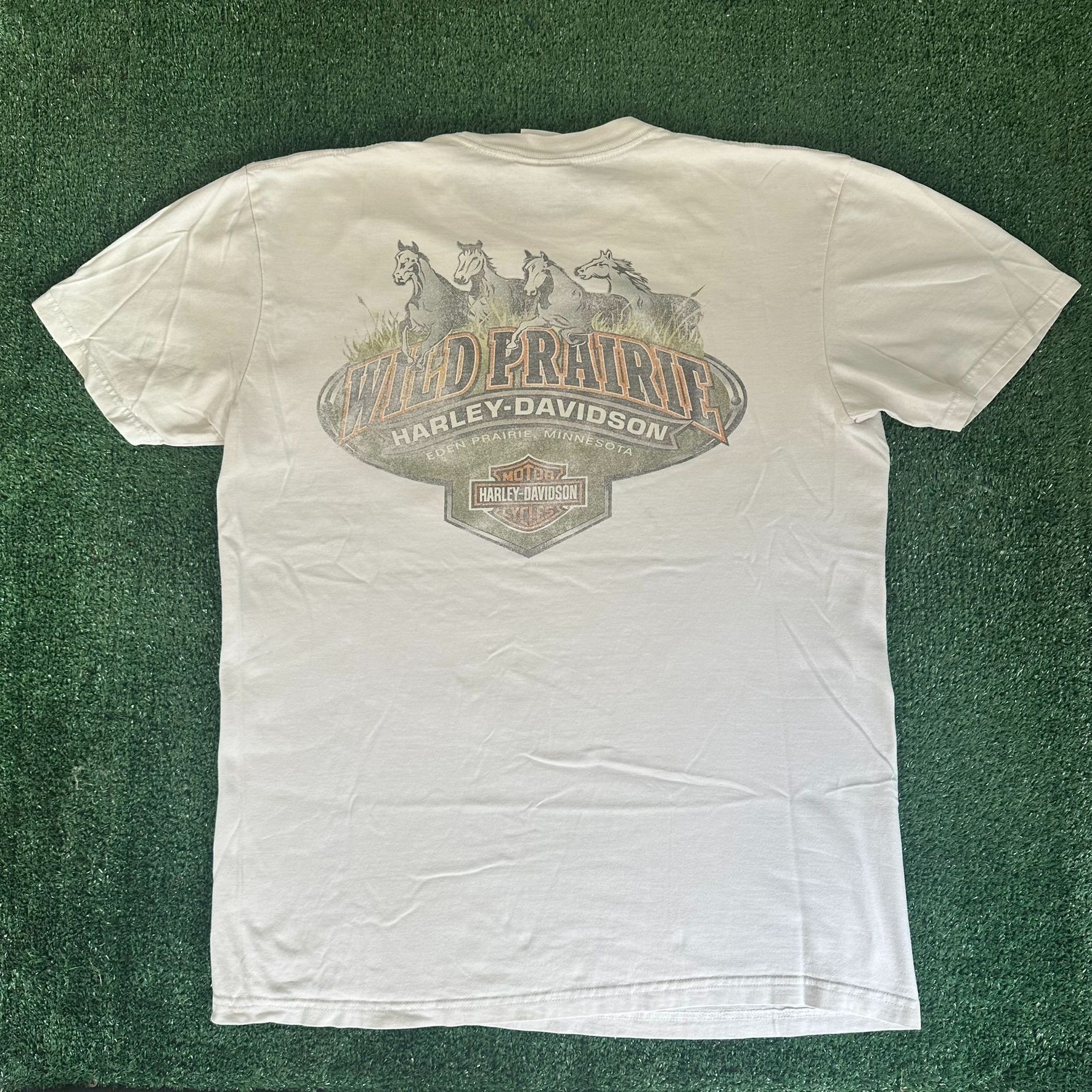 Harley Davidson Vintage Y2K Harley Davidson T-Shirt Motorcycle Biker Tee Size US L / EU 52-54 / 3 - 1 Thumbnail