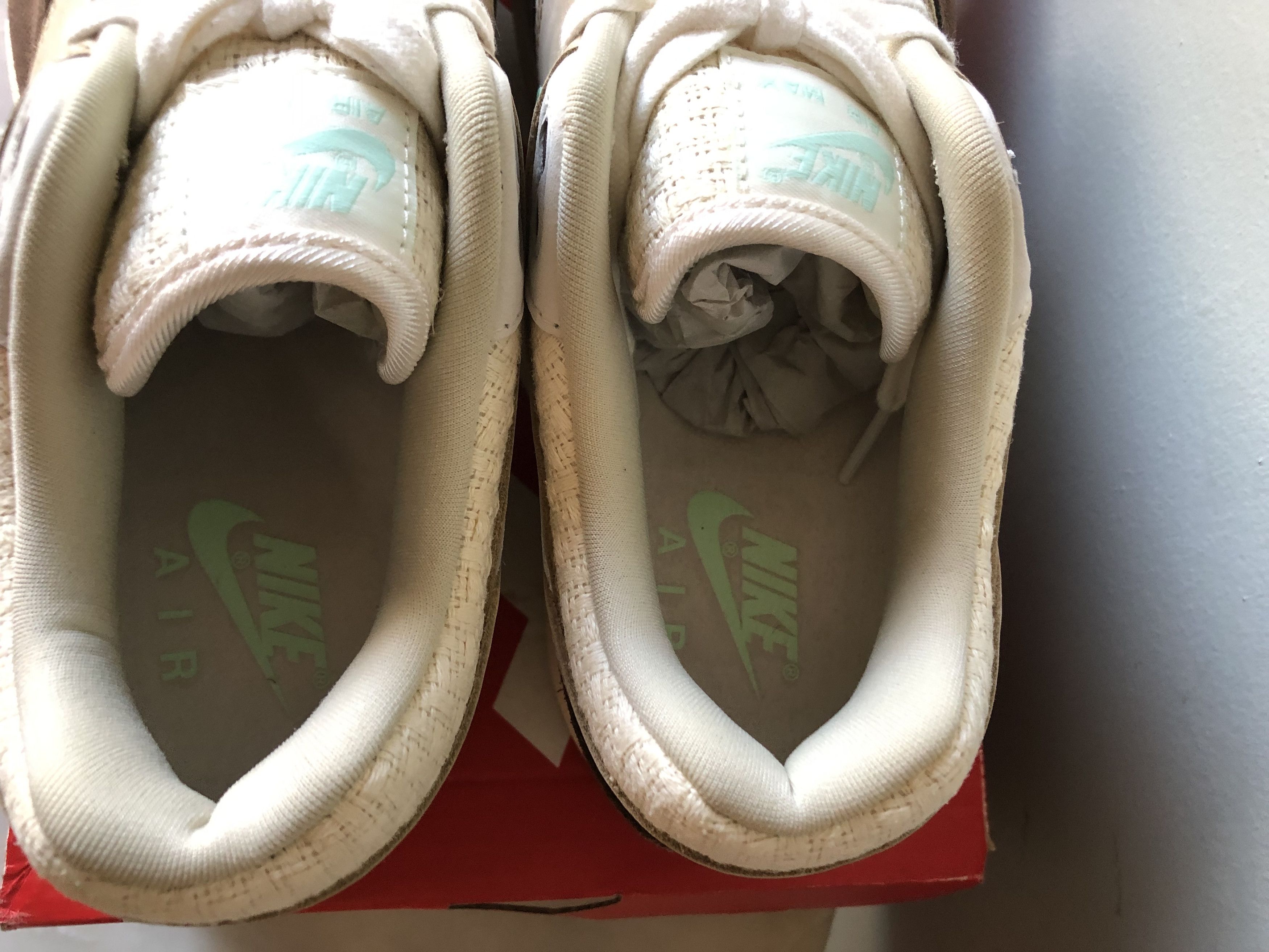 Nike Nike Air Max 1 Crepe Hemp Mint Brown Mens Brand New DS sz 12 Size US 12 / EU 45 - 6 Thumbnail