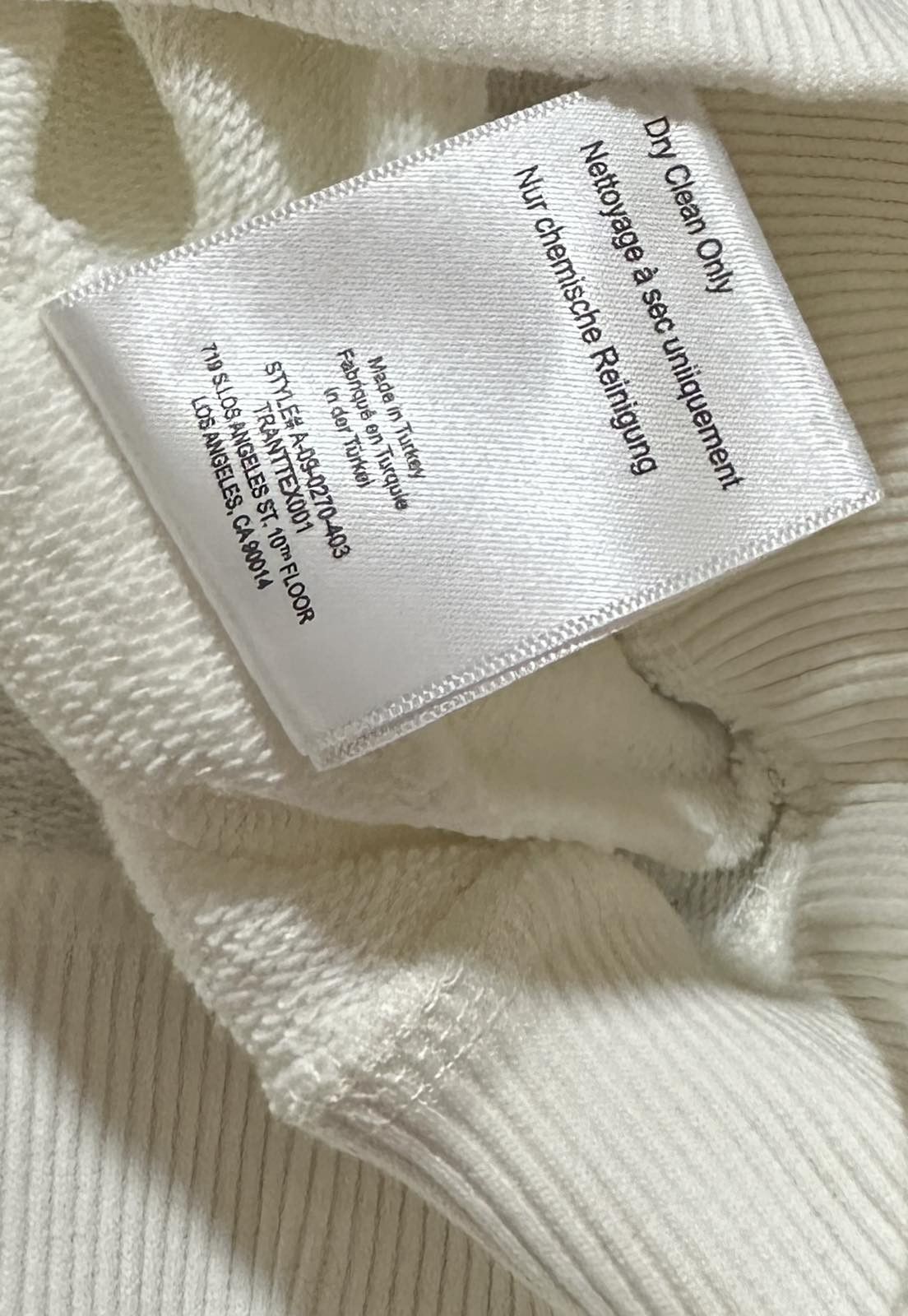 Anine Bing Cute Smile Logo White Sweatshirt Size L / US 10 / IT 46 - 8 Thumbnail