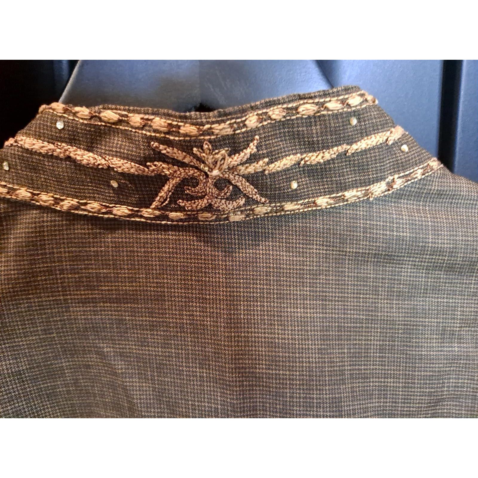 Other Tan and Gold Made in India Shirt Size ONE SIZE - 5 Thumbnail