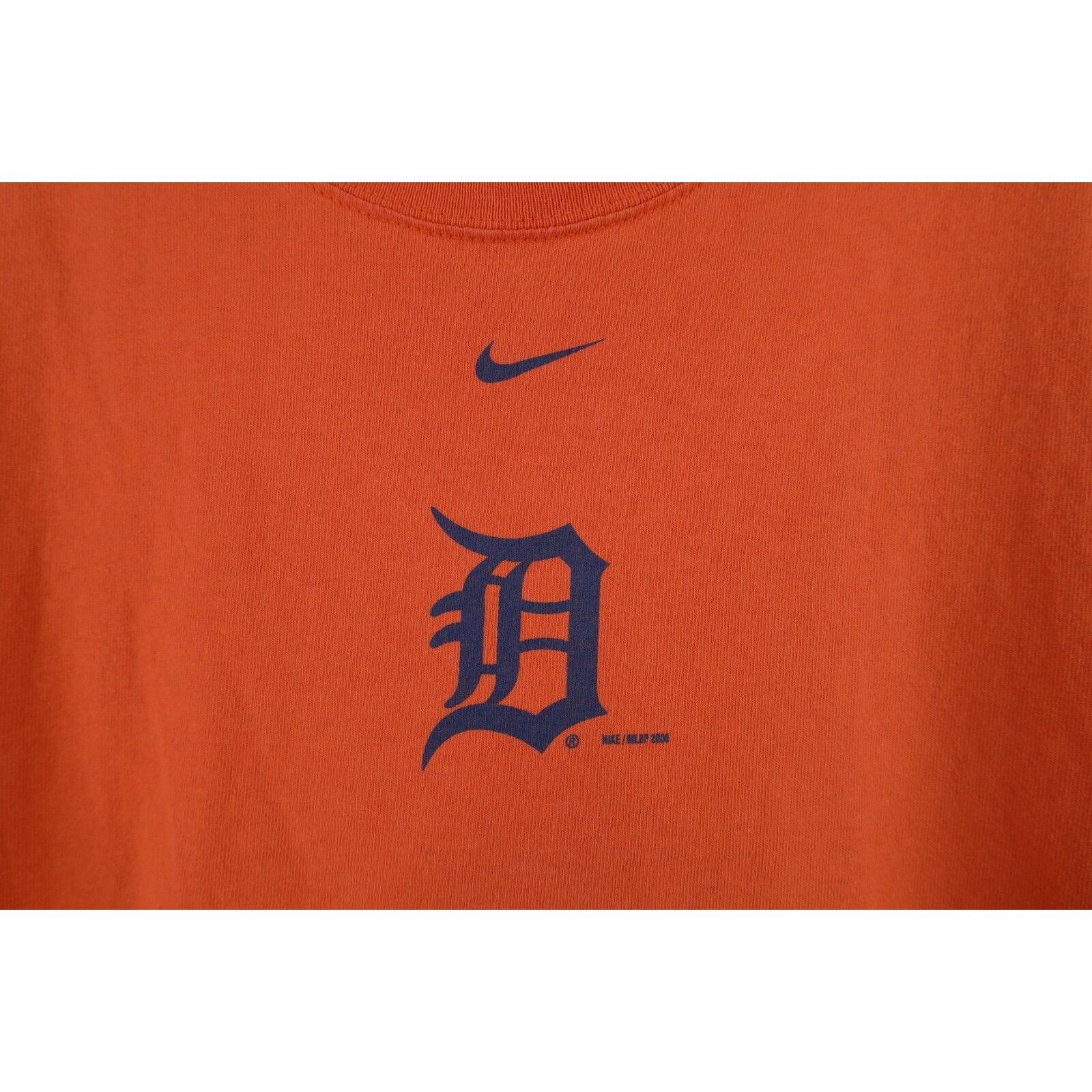 Nike × Vintage Vintage Nike Travis Scott Mini Swoosh Detroit Tigers T-Shirt Size S / US 4 / IT 40 - 5 Thumbnail