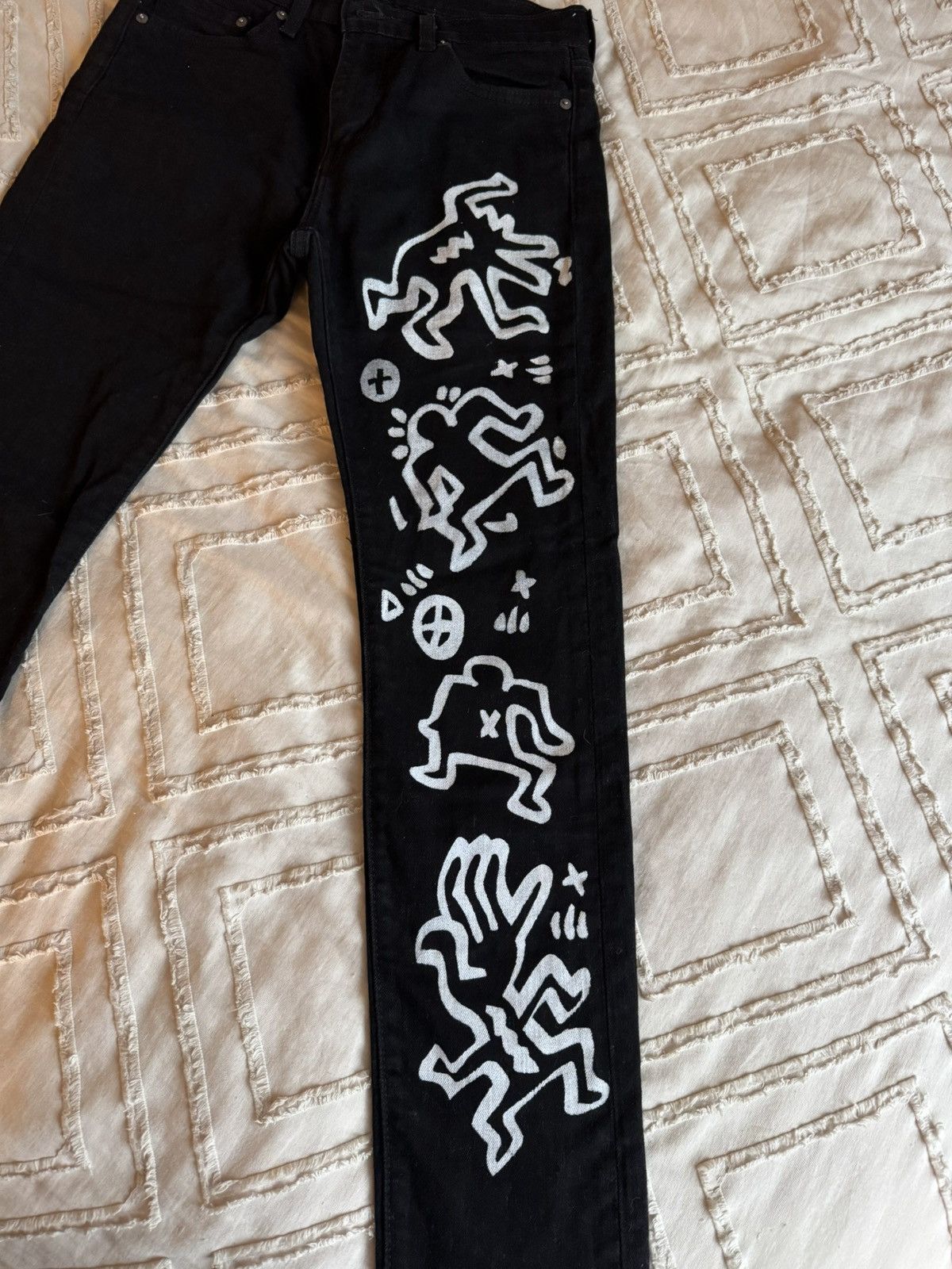 Levi's Hand Painted 510 Levi’s Jeans Size US 29 - 4 Thumbnail