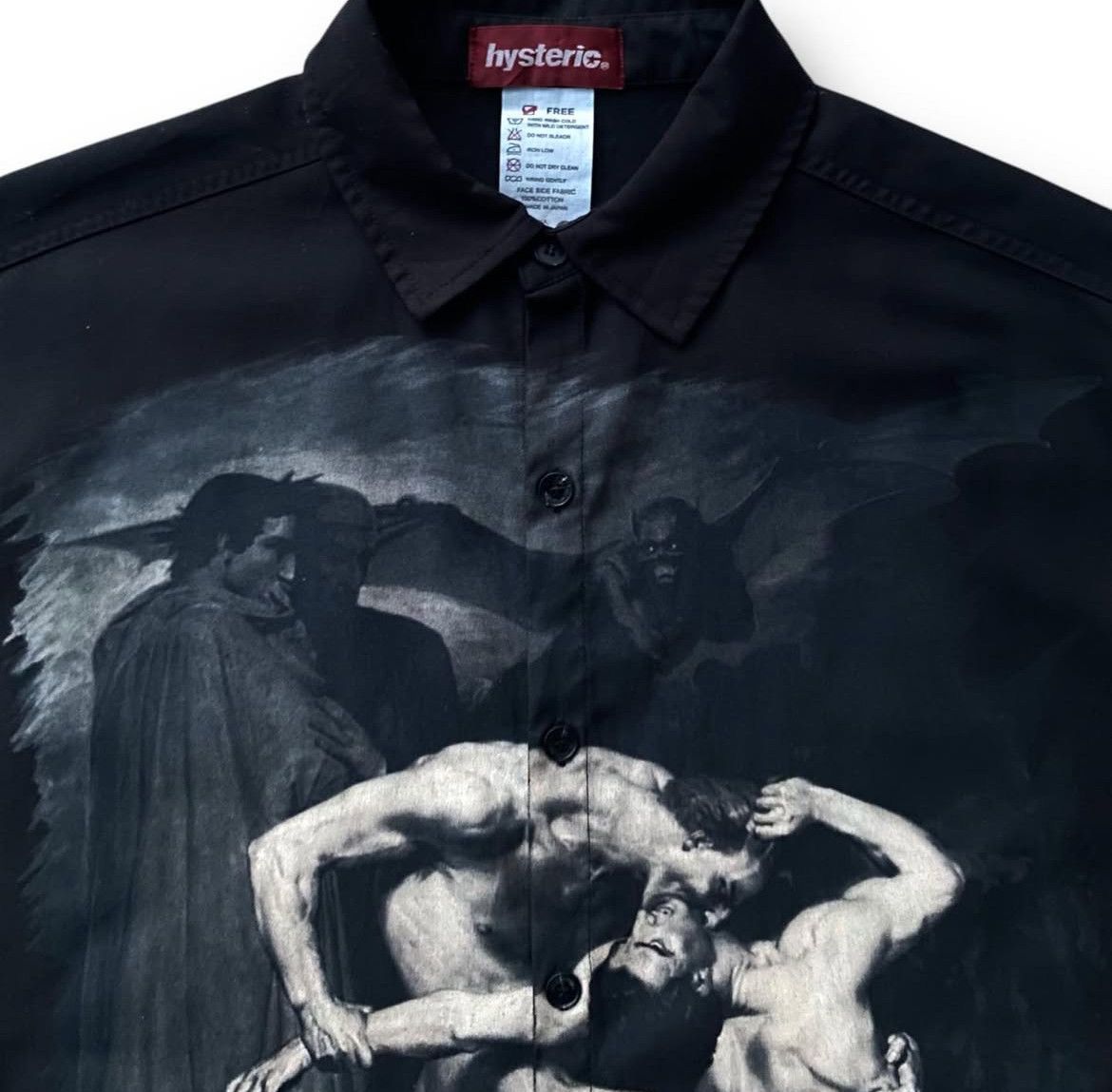 Hysteric Glamour 2000s Hysteric Glamour Printed Oversized Button Shirt Size US L / EU 52-54 / 3 - 2 Thumbnail