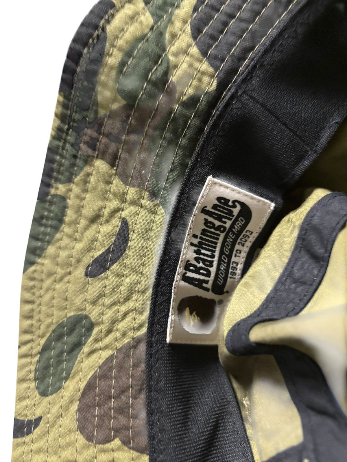 Bape BAPE A Bathing Ape 1st Camo Ape Head One Point Bucket Hat Size ONE SIZE - 8 Thumbnail