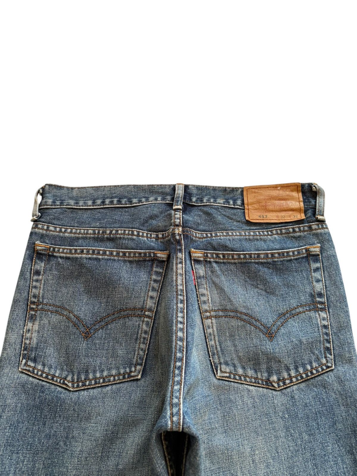 Levi's Vintage 90s Levis 517 Mud Wash Distressed Bootcut Jeans Size US 32 / EU 48 - 8 Thumbnail