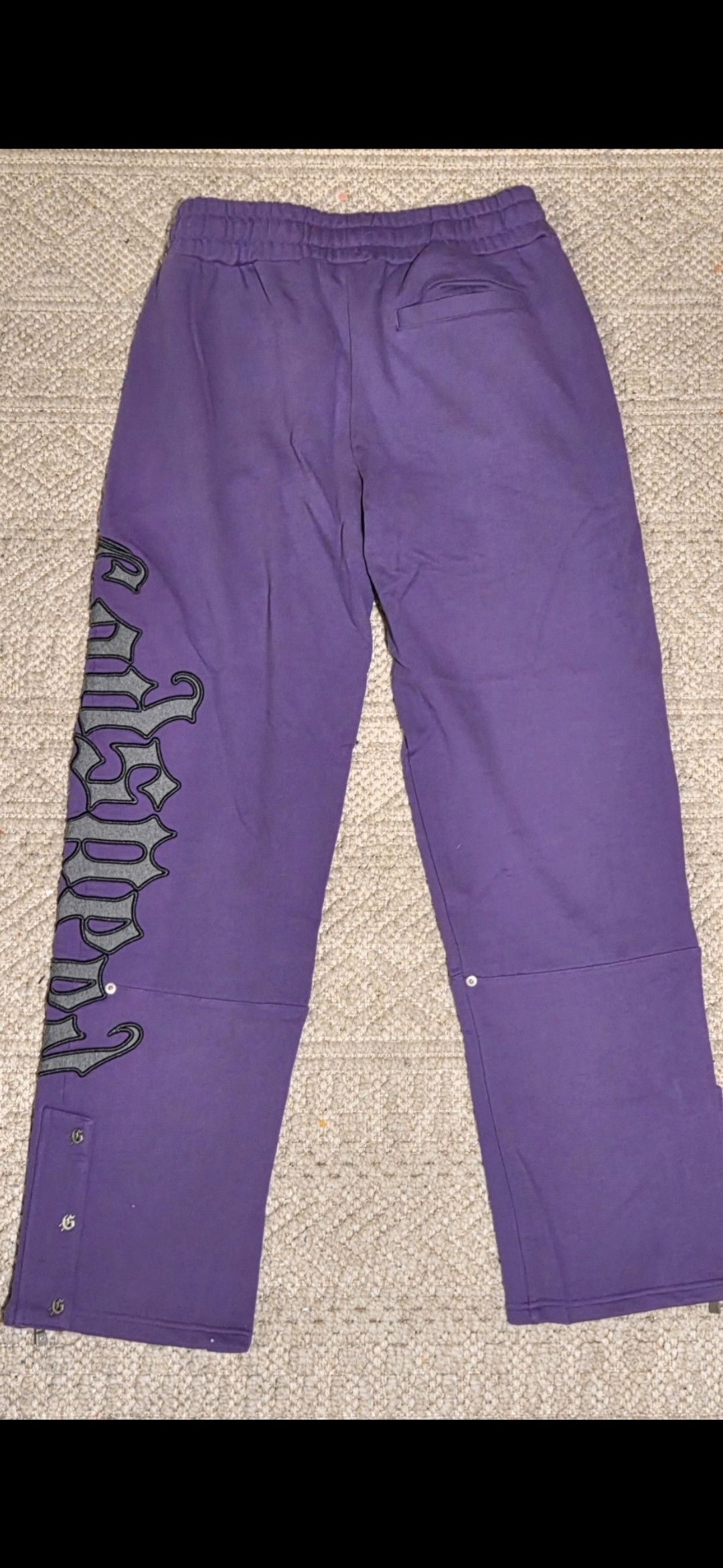 Godspeed Godspeed 'OG Logo' Purple & Grey Sweats Size LARGE Size US 36 / EU 52 - 2 Thumbnail