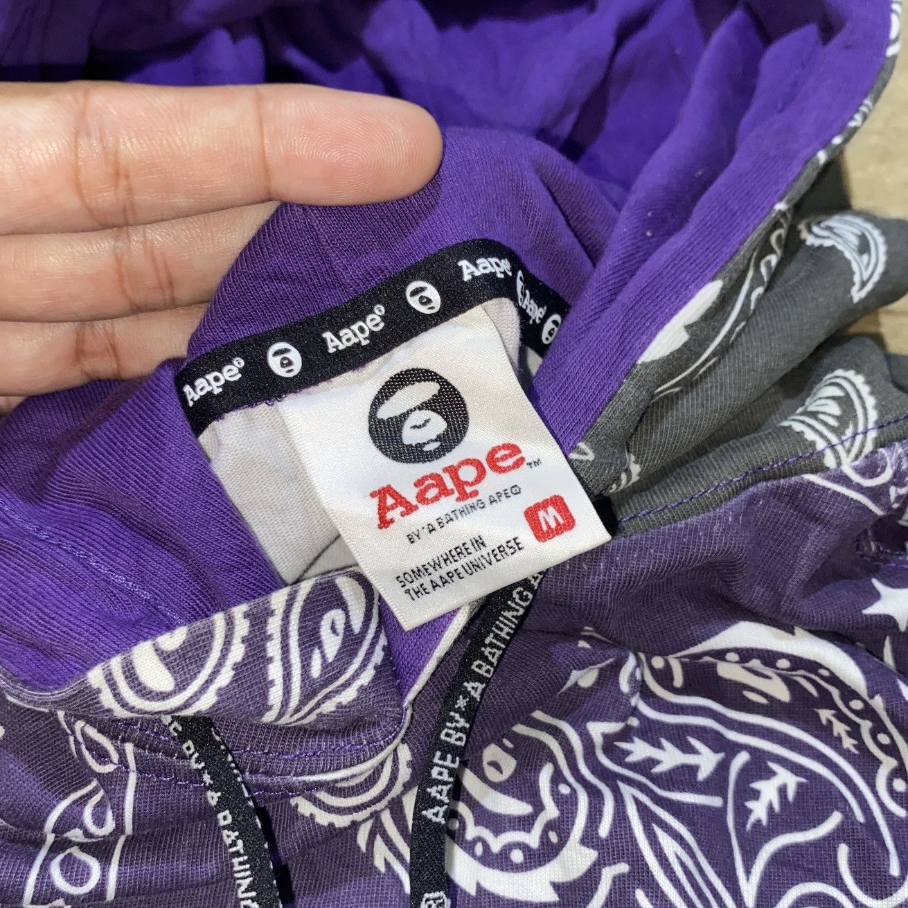 Aape ❌SOLD OUT❌Aape bandana paisley by Bathing ape hoodie Size US M / EU 48-50 / 2 - 8 Thumbnail